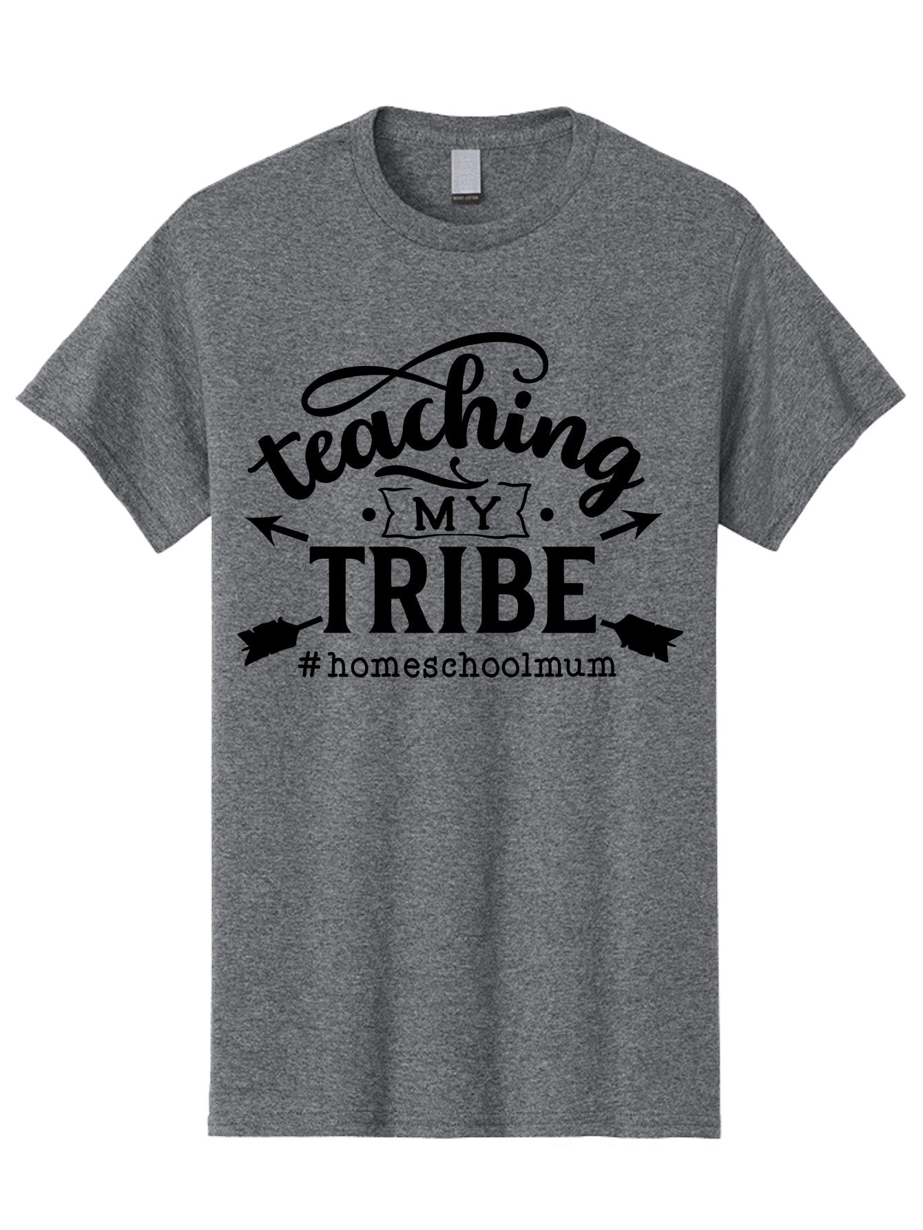 Teaching-My-Tribe-1 Men'S Graphic Tee, 100% Cotton, Comfortable Casual Summer Wear, Machine Washable, Homeschooling Mom, Teaching With Love, Homeschooling Community, Proud Parent, Education At Home, Teaching Tribe Aab446 15