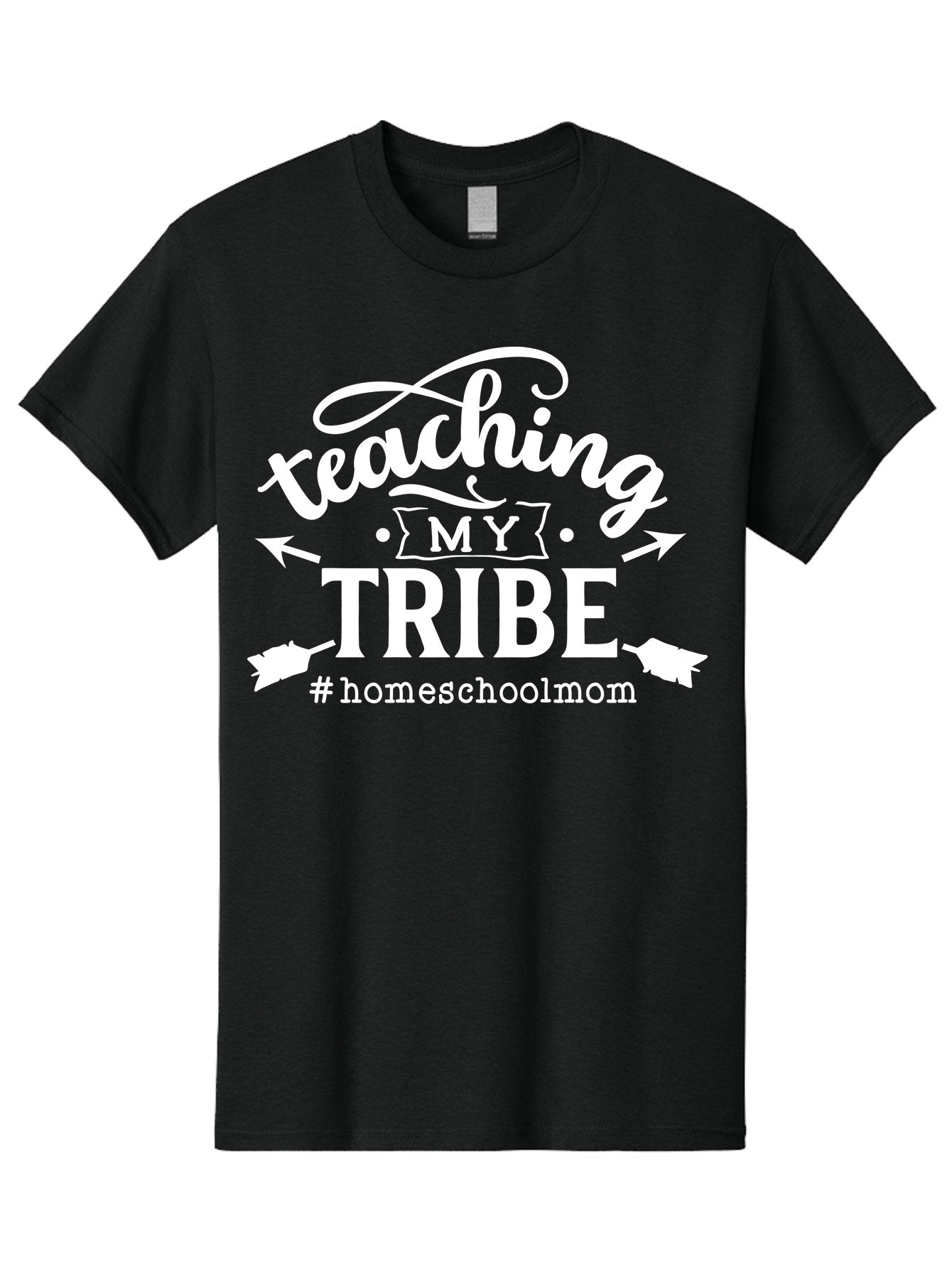 Teaching-My-Tribe-2 Men'S Graphic Tee, 100% Cotton, Comfortable Casual Summer Wear, Machine Washable, Homeschool Mom, Teaching My Tribe, Homeschooling, Parenting, Education, Family Learning, Custom Apparel, Inspirational Quote, Aab447 4