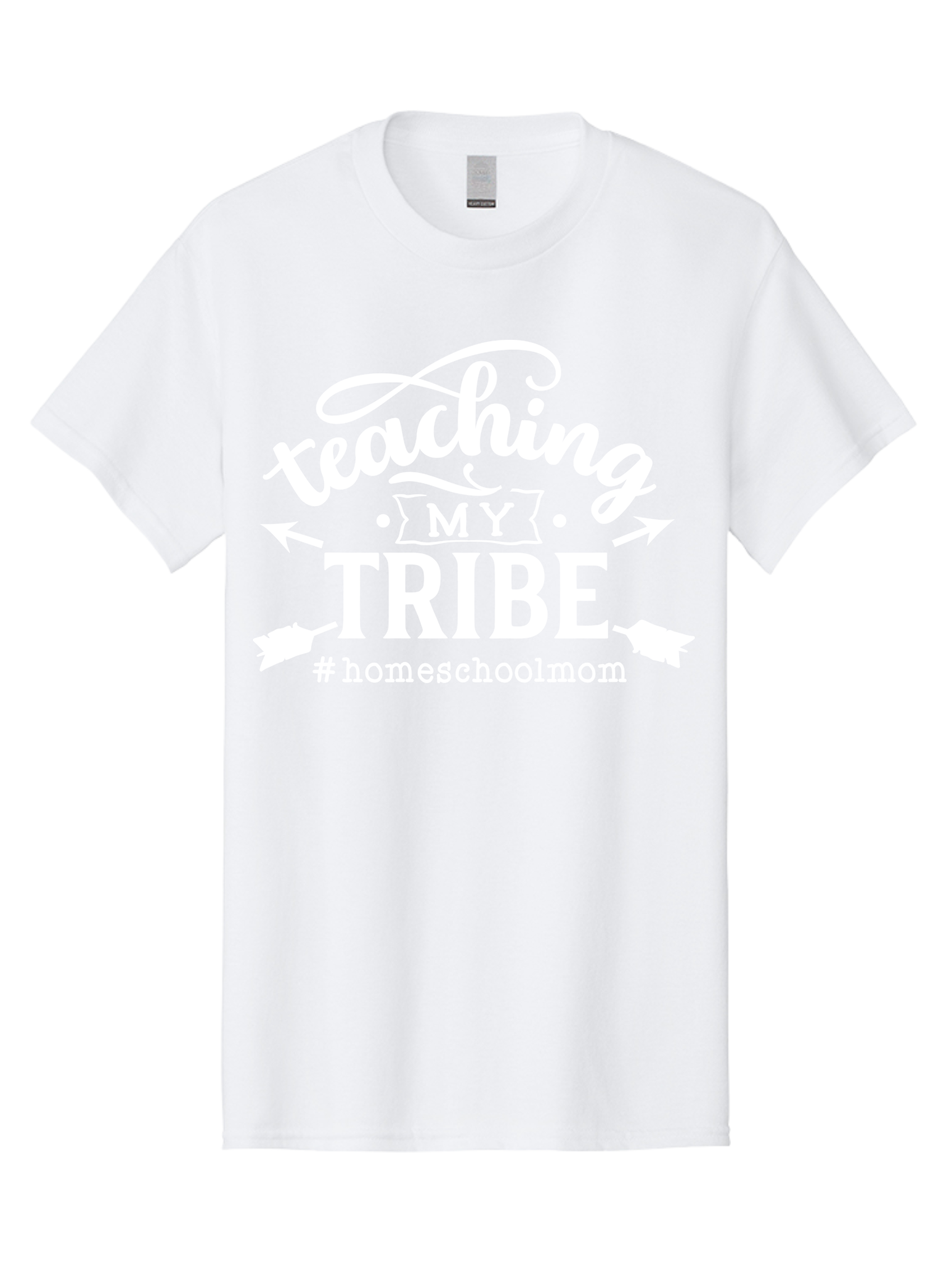 Teaching-My-Tribe-2 Men'S Graphic Tee, 100% Cotton, Comfortable Casual Summer Wear, Machine Washable, Homeschool Mom, Teaching My Tribe, Homeschooling, Parenting, Education, Family Learning, Custom Apparel, Inspirational Quote, Aab447