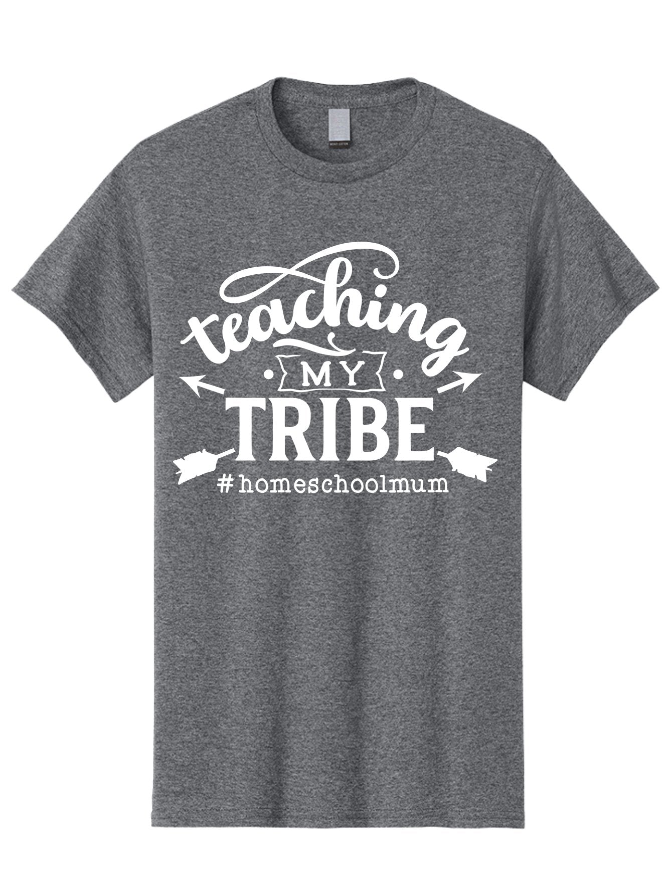 Teaching-My-Tribe Men'S Graphic Tee, 100% Cotton, Comfortable Casual Summer Wear, Machine Washable, Homeschool Mom, Teaching My Tribe, Homeschooling, Parenting, Education, Learning At Home, Family Bonding, #Homeschoolmum Aab449 13