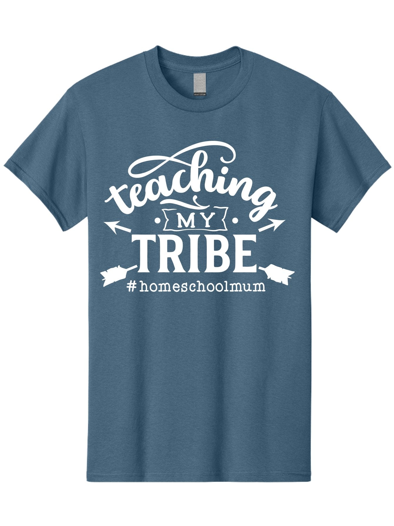 Teaching-My-Tribe Men'S Graphic Tee, 100% Cotton, Comfortable Casual Summer Wear, Machine Washable, Homeschool Mom, Teaching My Tribe, Homeschooling, Parenting, Education, Learning At Home, Family Bonding, #Homeschoolmum Aab449 12