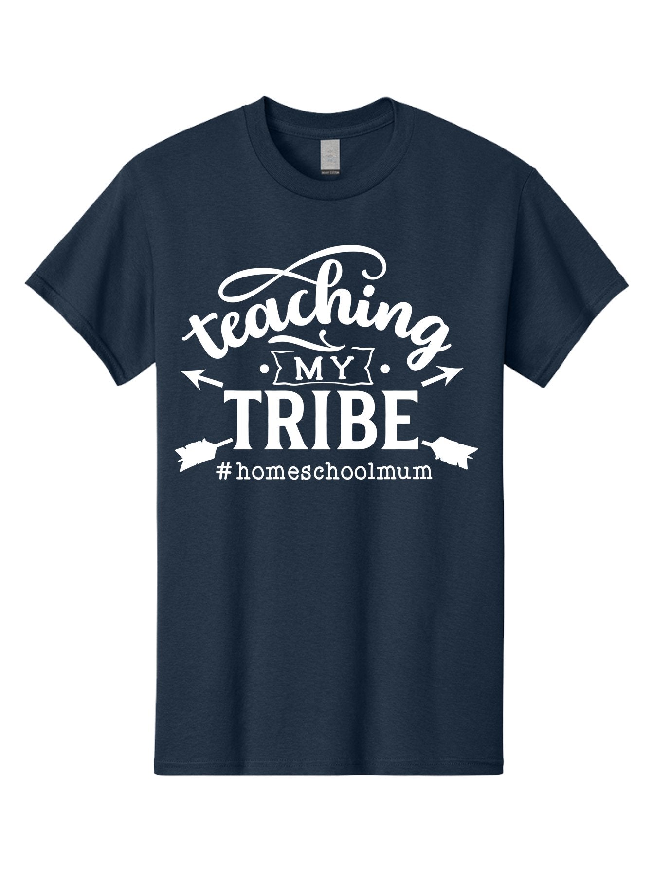 Teaching-My-Tribe Men'S Graphic Tee, 100% Cotton, Comfortable Casual Summer Wear, Machine Washable, Homeschool Mom, Teaching My Tribe, Homeschooling, Parenting, Education, Learning At Home, Family Bonding, #Homeschoolmum Aab449 9