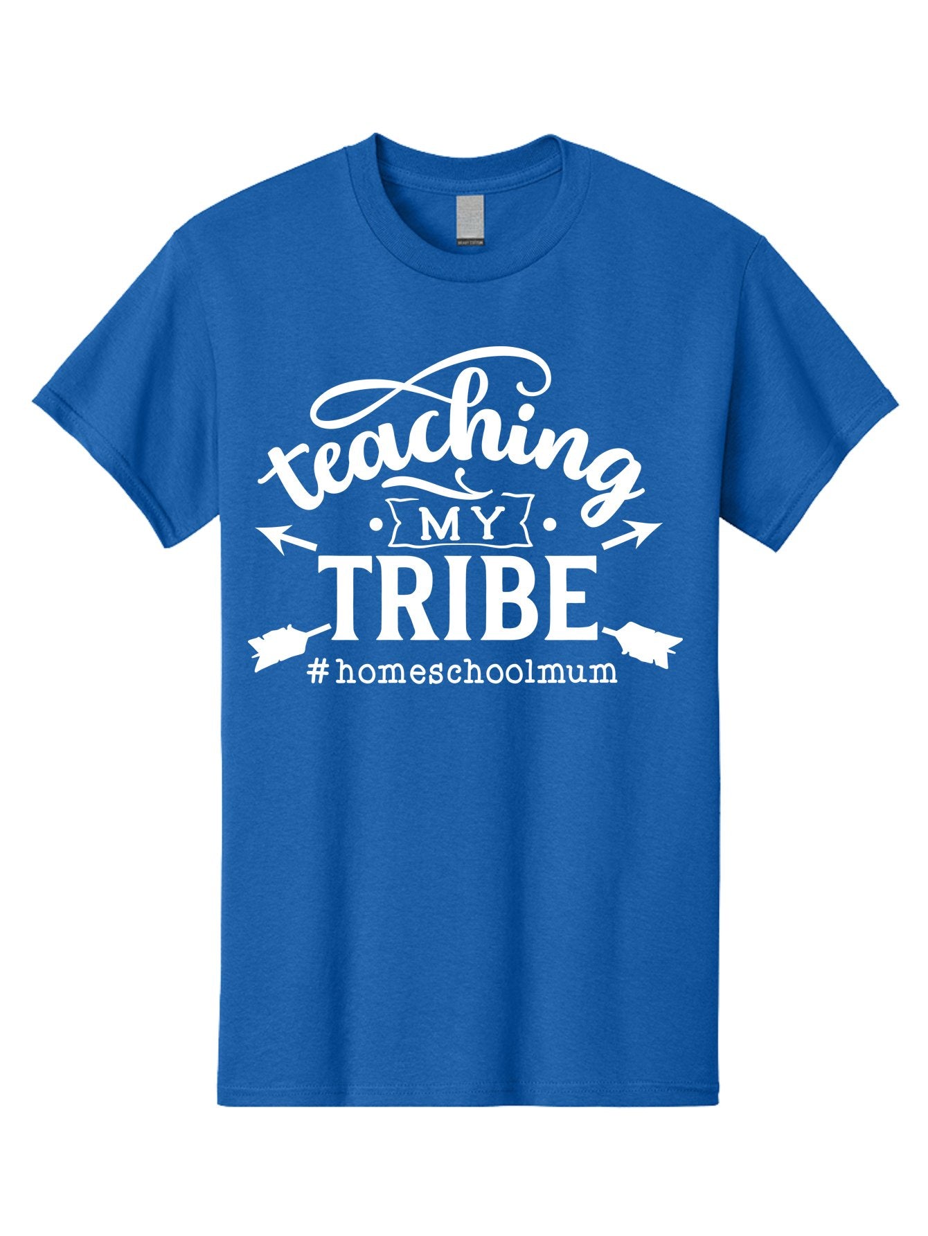 Teaching-My-Tribe Men'S Graphic Tee, 100% Cotton, Comfortable Casual Summer Wear, Machine Washable, Homeschool Mom, Teaching My Tribe, Homeschooling, Parenting, Education, Learning At Home, Family Bonding, #Homeschoolmum Aab449 10