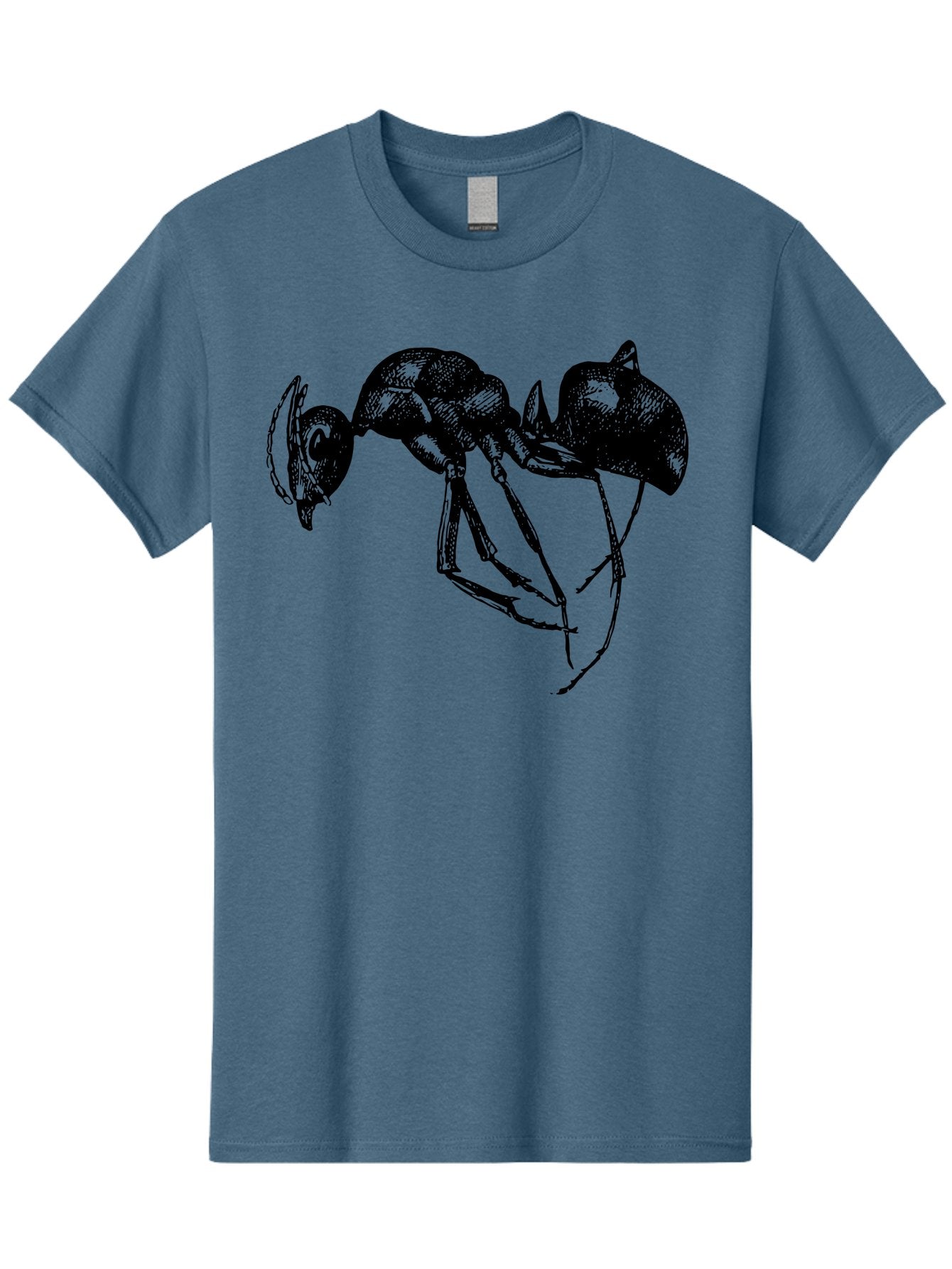 Ant Men'S Graphic Tee, 100% Cotton, Comfortable Casual Summer Wear, Machine Washable, Black Ant, Insect Illustration, Detailed Drawing, Sketch Art, Nature Graphic, Bug Design, Entomology, Wildlife Art Aab496 12