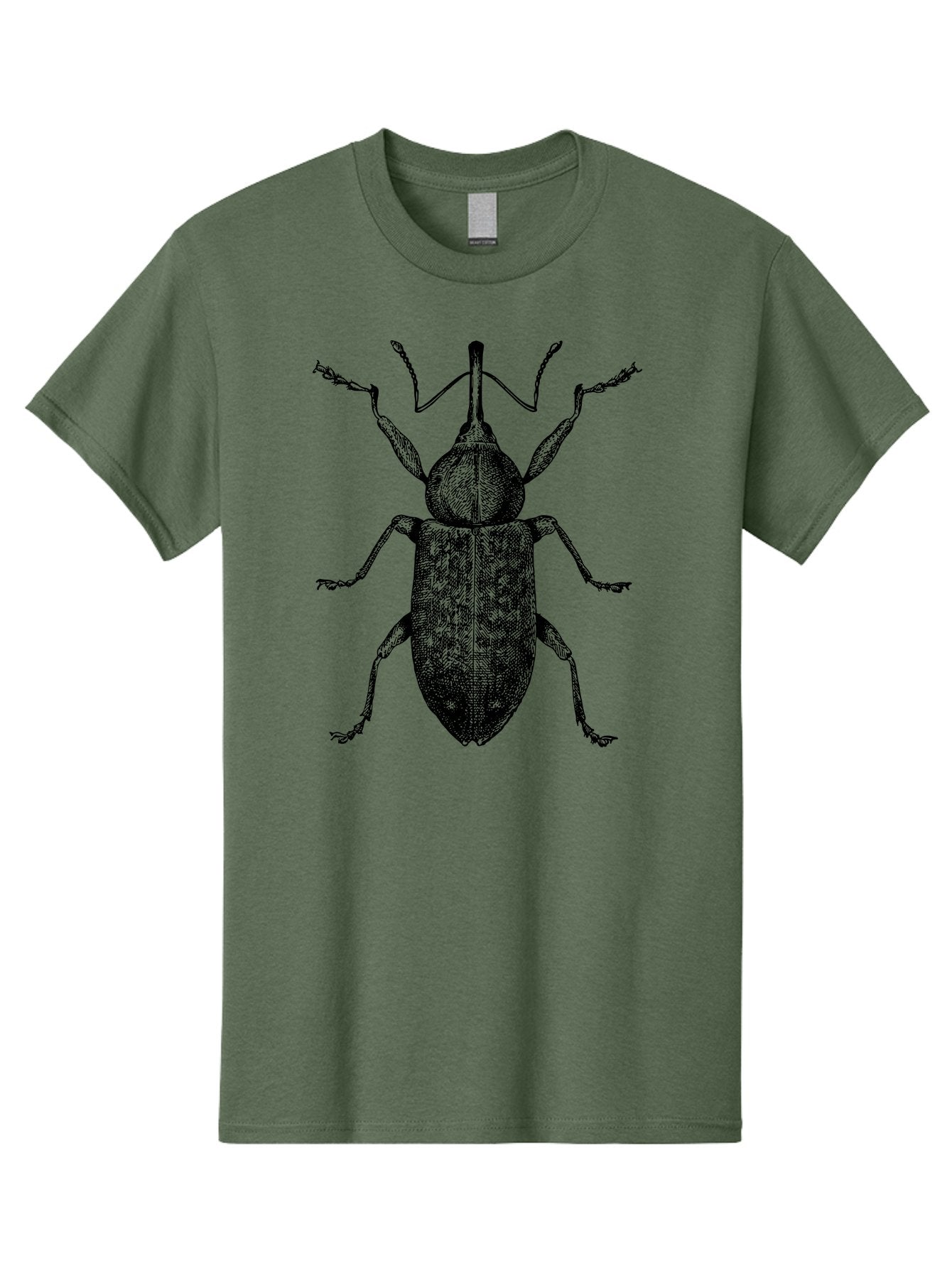 Beetle-2 Men'S Graphic Tee, 100% Cotton, Comfortable Casual Summer Wear, Machine Washable, Boll Weevil, Insect Illustration, Detailed Artwork, Weevil Species, Agricultural Pest, Entomology Art, Black And Green Illustration, Intricate Design Aab505 10