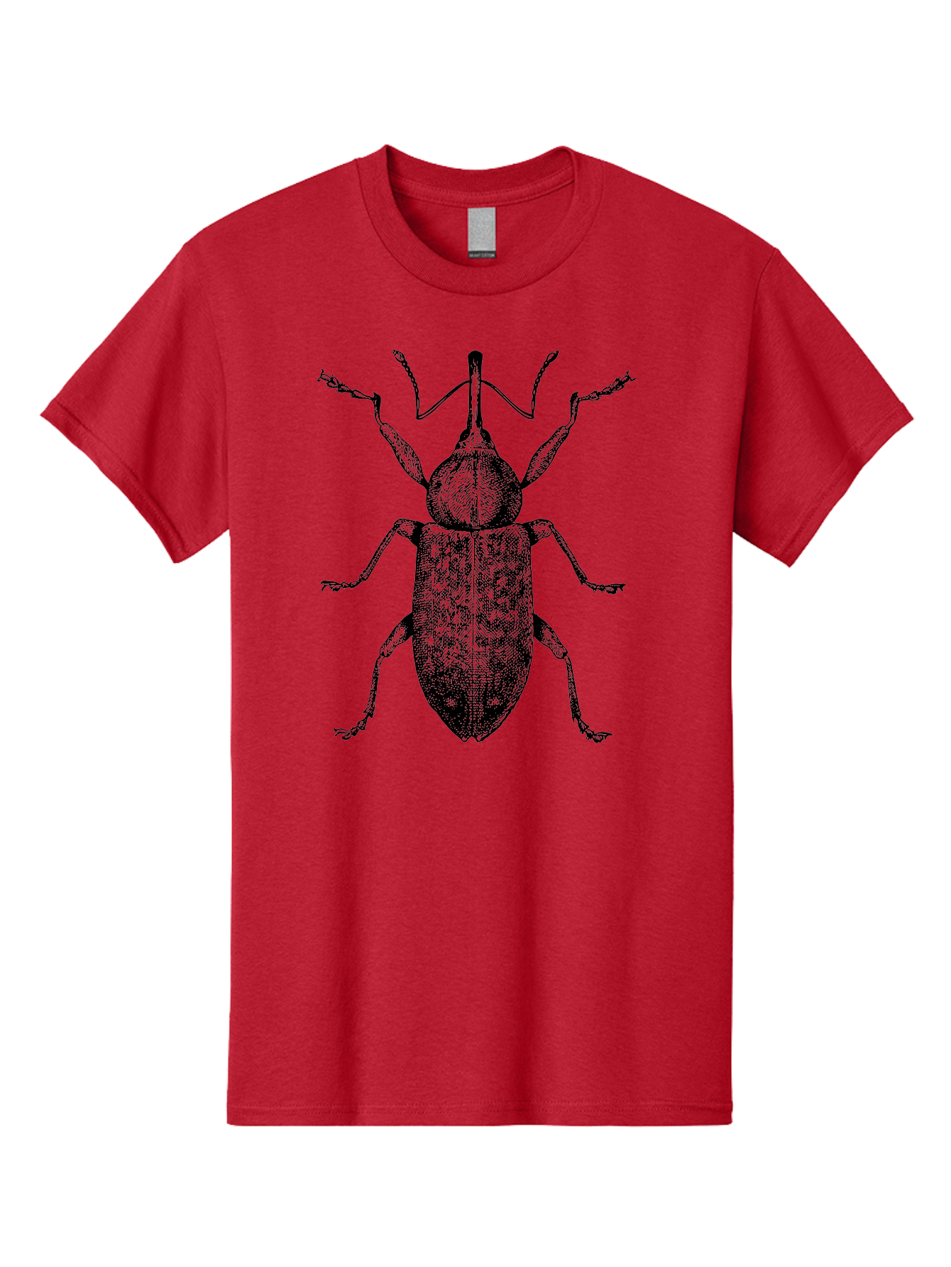Beetle-2 Men'S Graphic Tee, 100% Cotton, Comfortable Casual Summer Wear, Machine Washable, Boll Weevil, Insect Illustration, Detailed Artwork, Weevil Species, Agricultural Pest, Entomology Art, Black And Green Illustration, Intricate Design Aab505 9