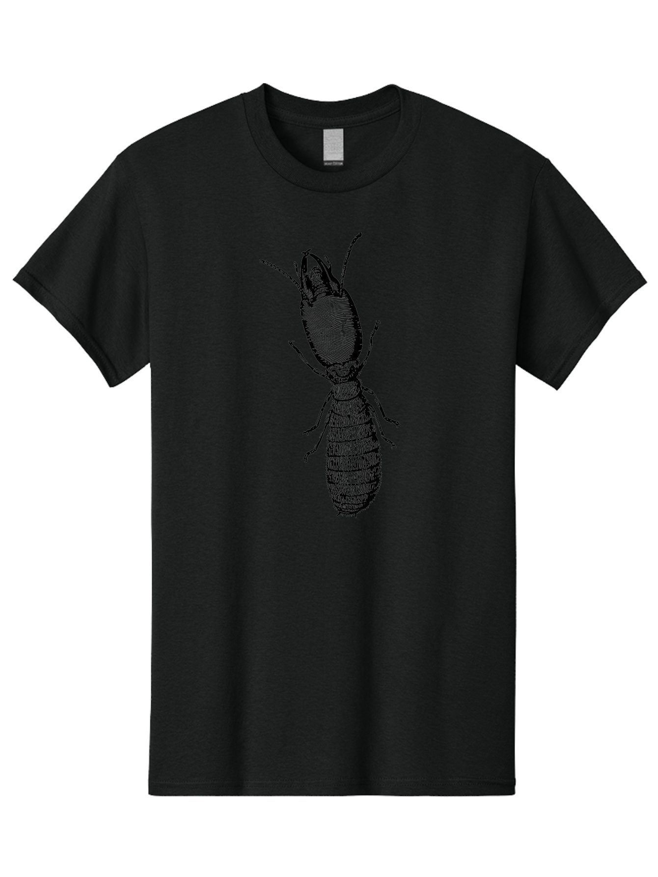 Beetle-Illustration Men'S Graphic Tee, 100% Cotton, Comfortable Casual Summer Wear, Machine Washable, Insect Anatomy, Entomology Illustration, Beetle Species, Detailed Drawing, Scientific Artwork, Insect Morphology, Nature Study Aab509