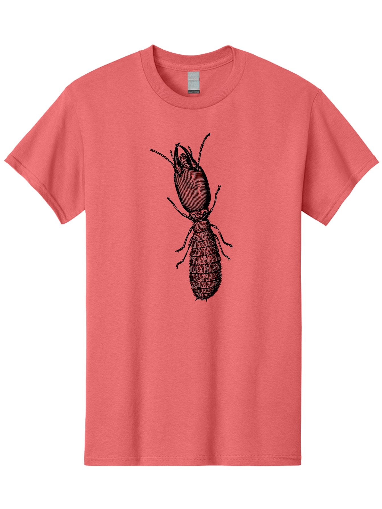 Beetle-Illustration Men'S Graphic Tee, 100% Cotton, Comfortable Casual Summer Wear, Machine Washable, Insect Anatomy, Entomology Illustration, Beetle Species, Detailed Drawing, Scientific Artwork, Insect Morphology, Nature Study Aab509 8