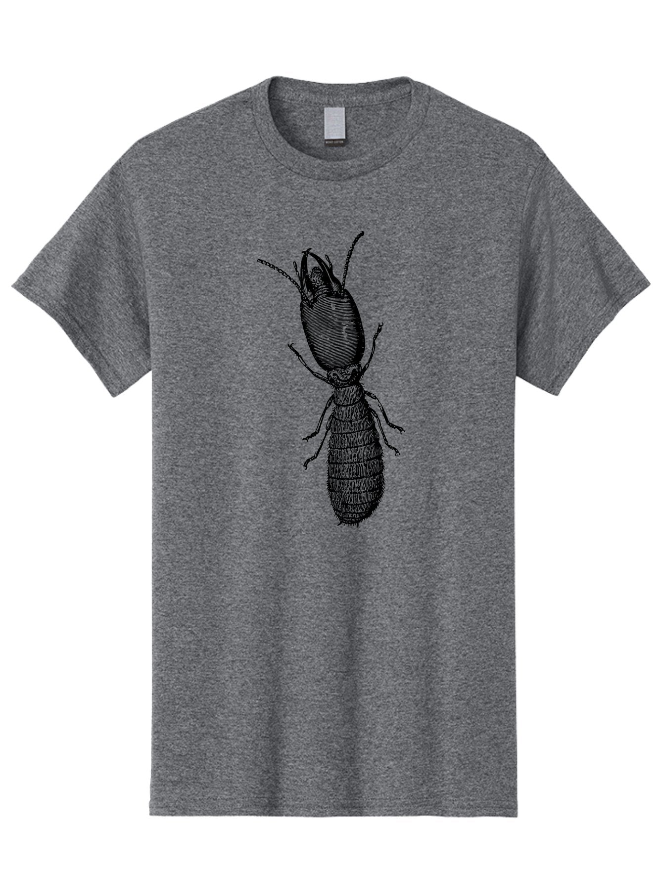 Beetle-Illustration Men'S Graphic Tee, 100% Cotton, Comfortable Casual Summer Wear, Machine Washable, Insect Anatomy, Entomology Illustration, Beetle Species, Detailed Drawing, Scientific Artwork, Insect Morphology, Nature Study Aab509 7