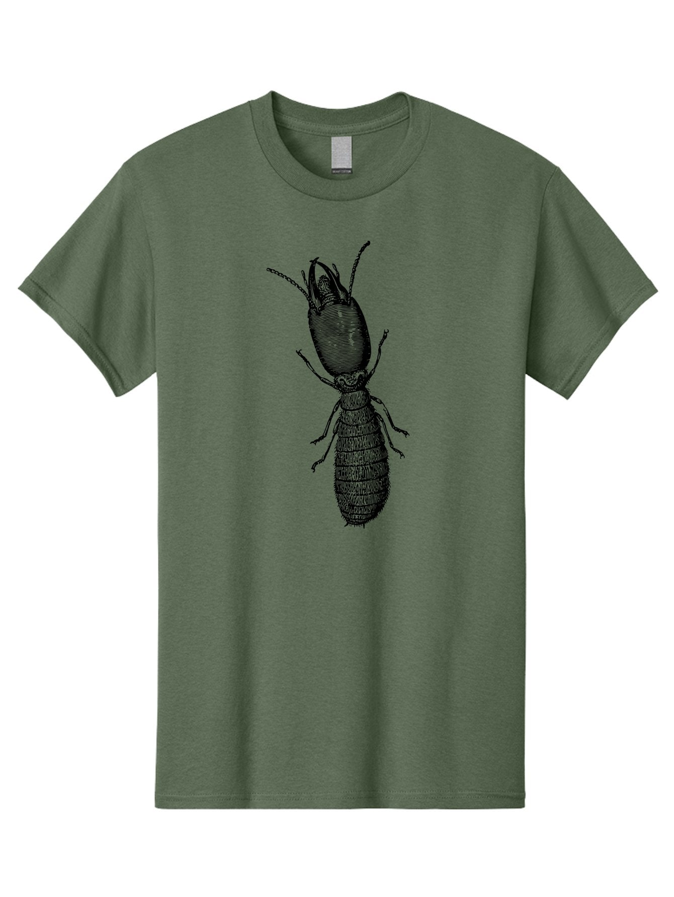 Beetle-Illustration Men'S Graphic Tee, 100% Cotton, Comfortable Casual Summer Wear, Machine Washable, Insect Anatomy, Entomology Illustration, Beetle Species, Detailed Drawing, Scientific Artwork, Insect Morphology, Nature Study Aab509 5