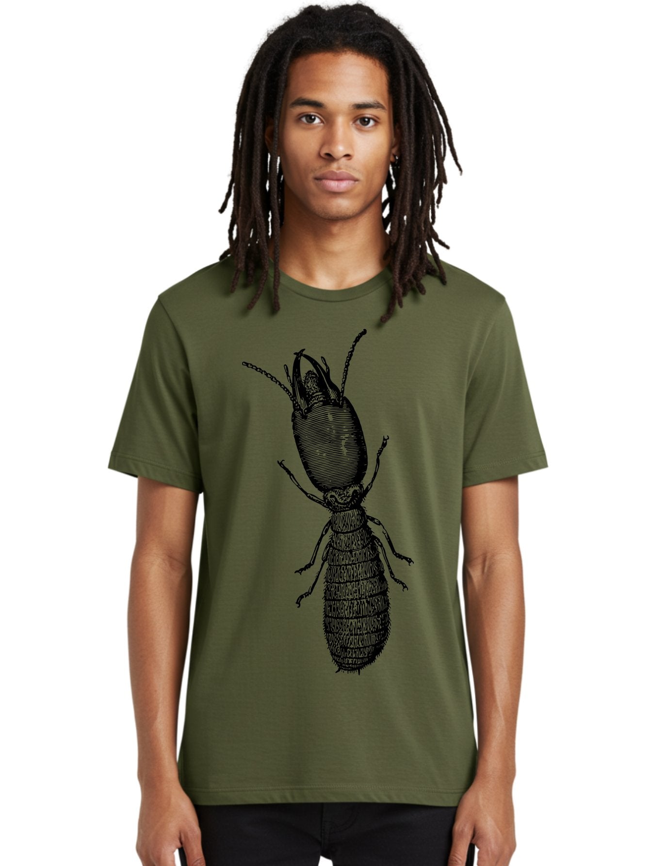 Beetle-Illustration Men'S Graphic Tee, 100% Cotton, Comfortable Casual Summer Wear, Machine Washable, Insect Anatomy, Entomology Illustration, Beetle Species, Detailed Drawing, Scientific Artwork, Insect Morphology, Nature Study Aab509 23