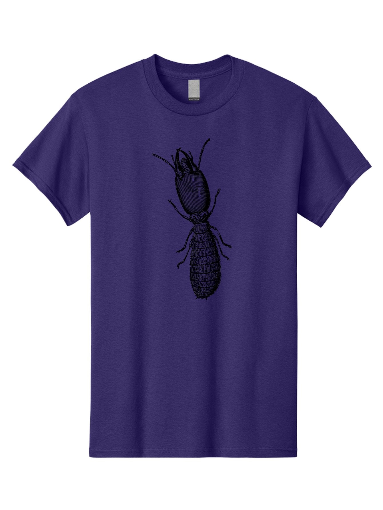 Beetle-Illustration Men'S Graphic Tee, 100% Cotton, Comfortable Casual Summer Wear, Machine Washable, Insect Anatomy, Entomology Illustration, Beetle Species, Detailed Drawing, Scientific Artwork, Insect Morphology, Nature Study Aab509 6