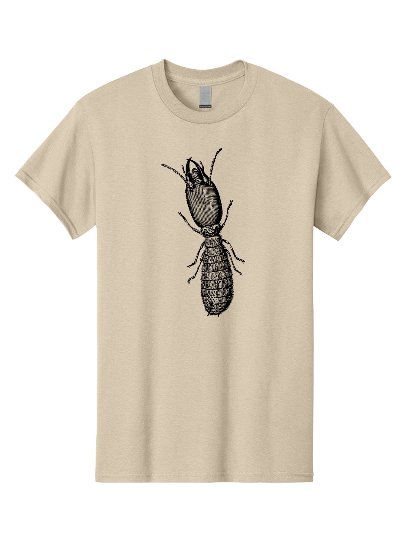 Beetle-Illustration Men'S Graphic Tee, 100% Cotton, Comfortable Casual Summer Wear, Machine Washable, Insect Anatomy, Entomology Illustration, Beetle Species, Detailed Drawing, Scientific Artwork, Insect Morphology, Nature Study Aab509 12