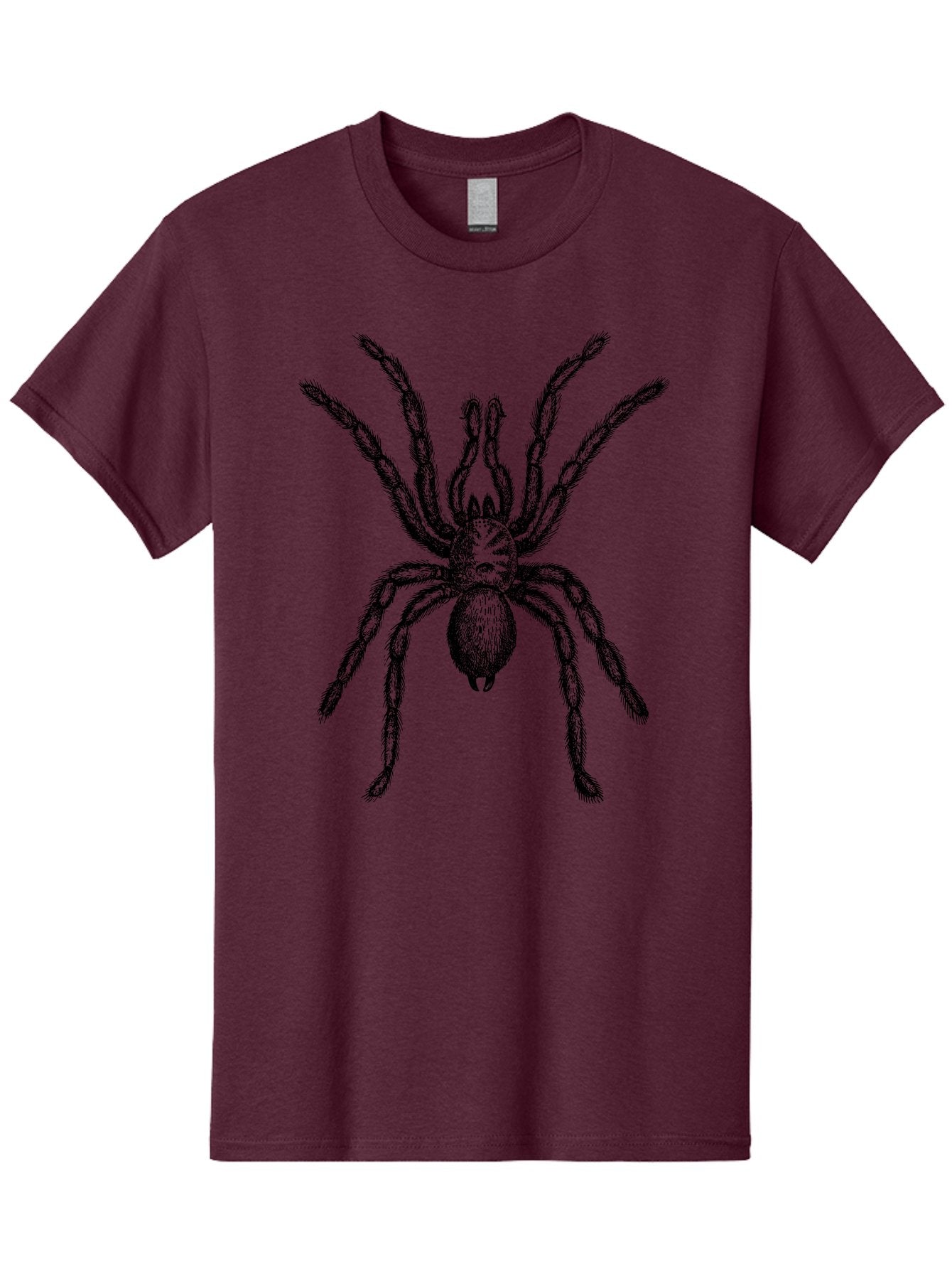 Black-Widow Men'S Graphic Tee, 100% Cotton, Comfortable Casual Summer Wear, Machine Washable, Black Widow Spider, Arachnid, Eight Legs, Venomous Spider, Spider Illustration, Detailed Drawing, Black And Green, Spider Art Aab511 12