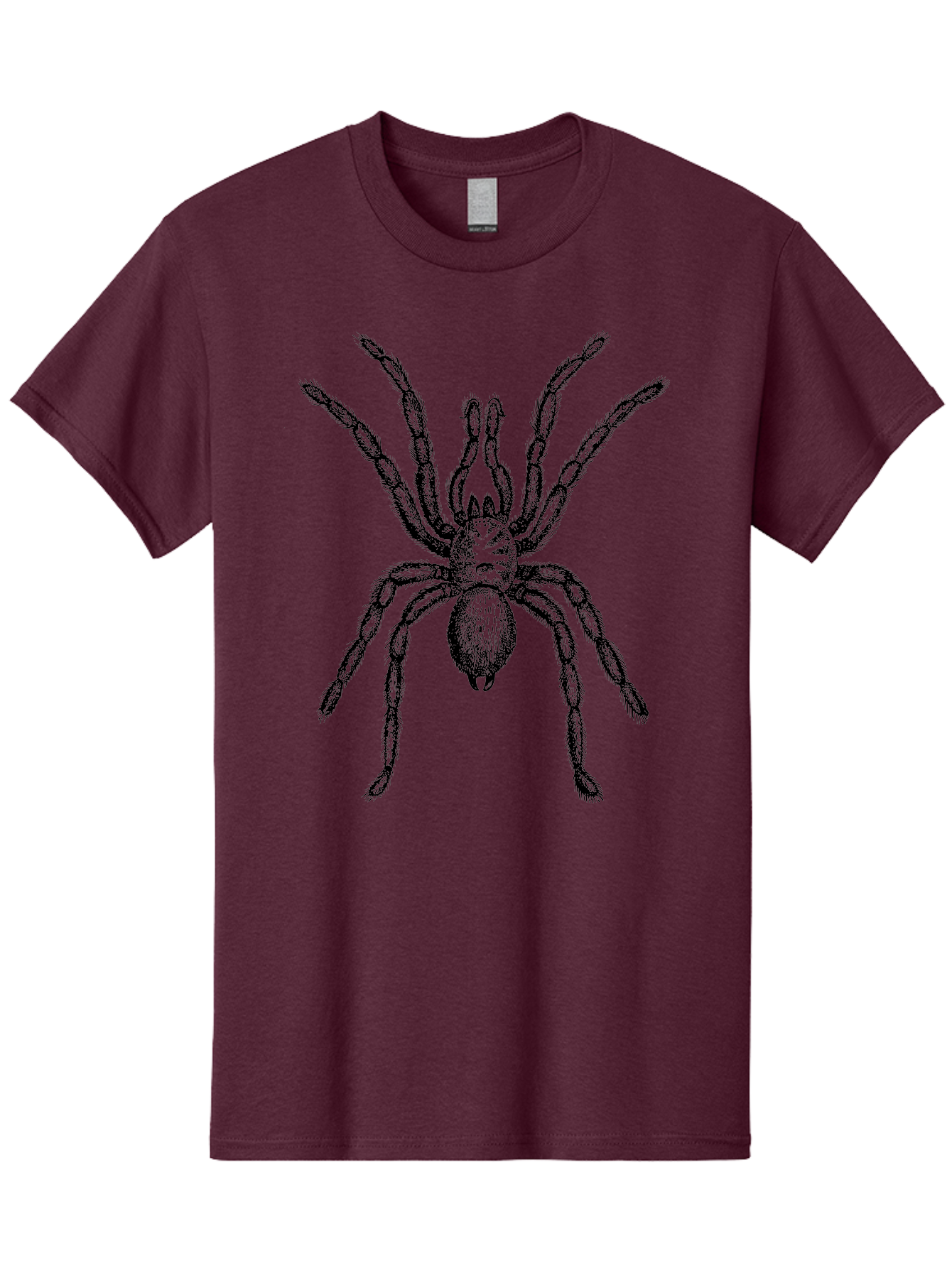 Black-Widow Men'S Graphic Tee, 100% Cotton, Comfortable Casual Summer Wear, Machine Washable, Black Widow Spider, Arachnid, Eight Legs, Venomous Spider, Spider Illustration, Detailed Drawing, Black And Green, Spider Art Aab511 13