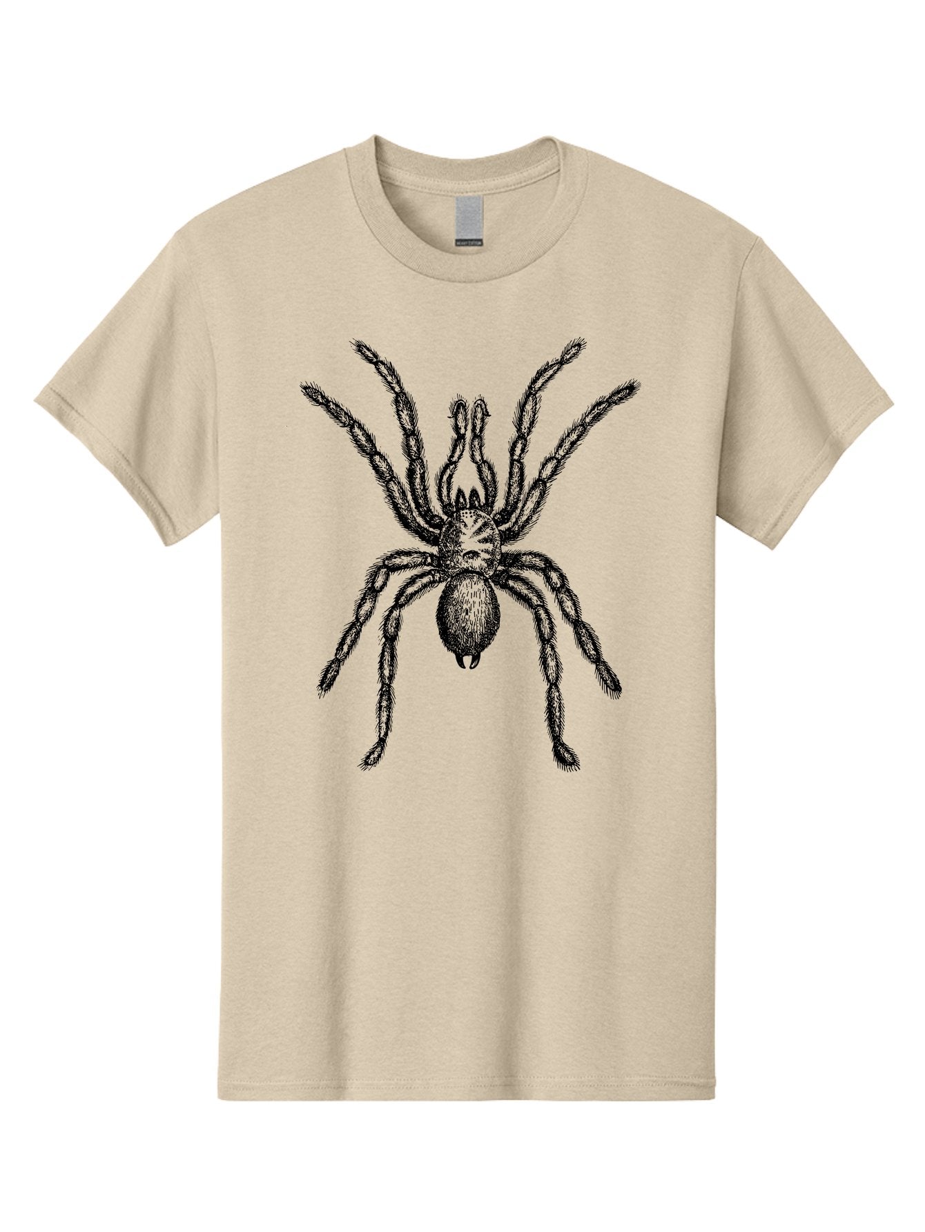 Black-Widow Men'S Graphic Tee, 100% Cotton, Comfortable Casual Summer Wear, Machine Washable, Black Widow Spider, Arachnid, Eight Legs, Venomous Spider, Spider Illustration, Detailed Drawing, Black And Green, Spider Art Aab511