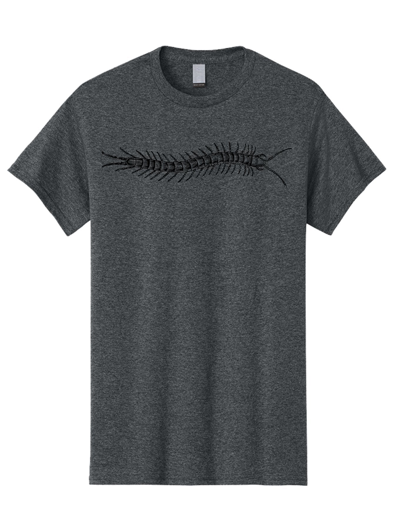 Centipede-1 Men'S Graphic Tee, 100% Cotton, Comfortable Casual Summer Wear, Machine Washable, Centipede, Insect, Arthropod, Segmented Body, Multiple Legs, Long Antennae, Creepy Crawlers, Entomology, Wildlife, Fauna Aab521 11