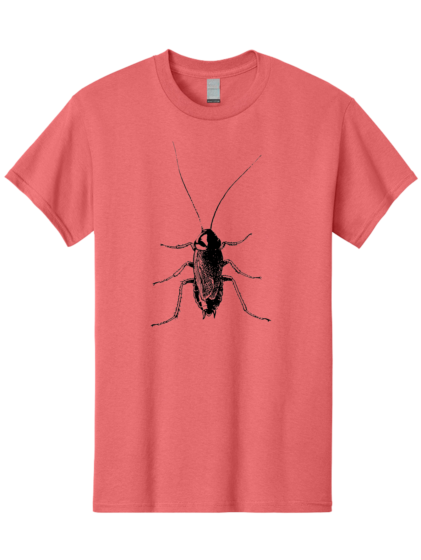 Cricket Men'S Graphic Tee, 100% Cotton, Comfortable Casual Summer Wear, Machine Washable, Black Cricket Illustration, Insect Art, Detailed Drawing, Entomology, Bug Graphics, Vector Image, Insect Silhouette Aab526 5