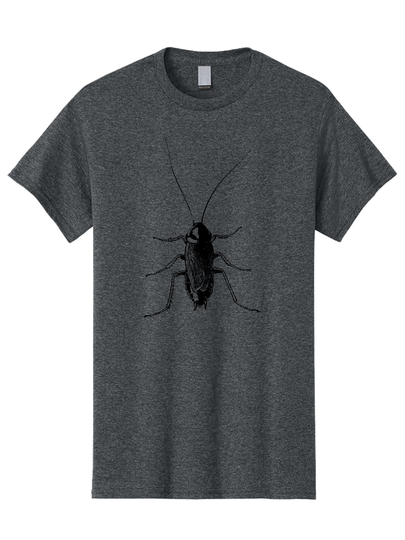 Cricket Men'S Graphic Tee, 100% Cotton, Comfortable Casual Summer Wear, Machine Washable, Black Cricket Illustration, Insect Art, Detailed Drawing, Entomology, Bug Graphics, Vector Image, Insect Silhouette Aab526 6