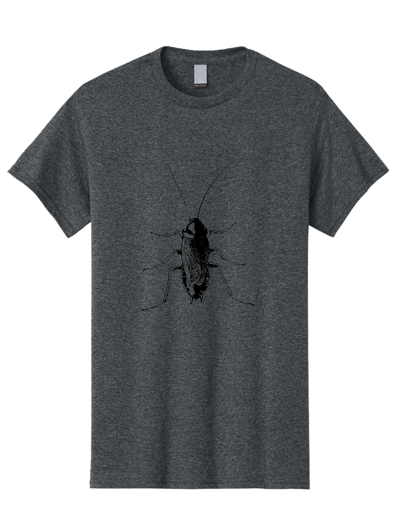 Cricket Men'S Graphic Tee, 100% Cotton, Comfortable Casual Summer Wear, Machine Washable, Black Cricket Illustration, Insect Art, Detailed Drawing, Entomology, Bug Graphics, Vector Image, Insect Silhouette Aab526 7