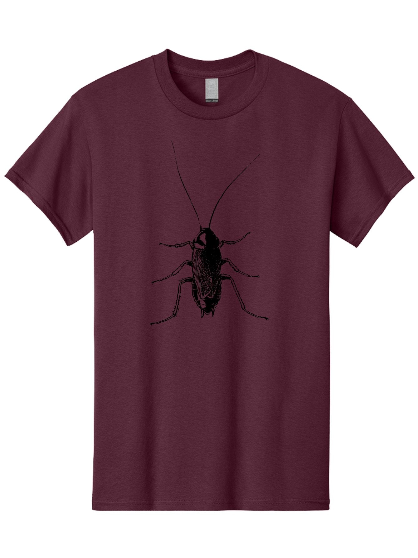 Cricket Men'S Graphic Tee, 100% Cotton, Comfortable Casual Summer Wear, Machine Washable, Black Cricket Illustration, Insect Art, Detailed Drawing, Entomology, Bug Graphics, Vector Image, Insect Silhouette Aab526 10