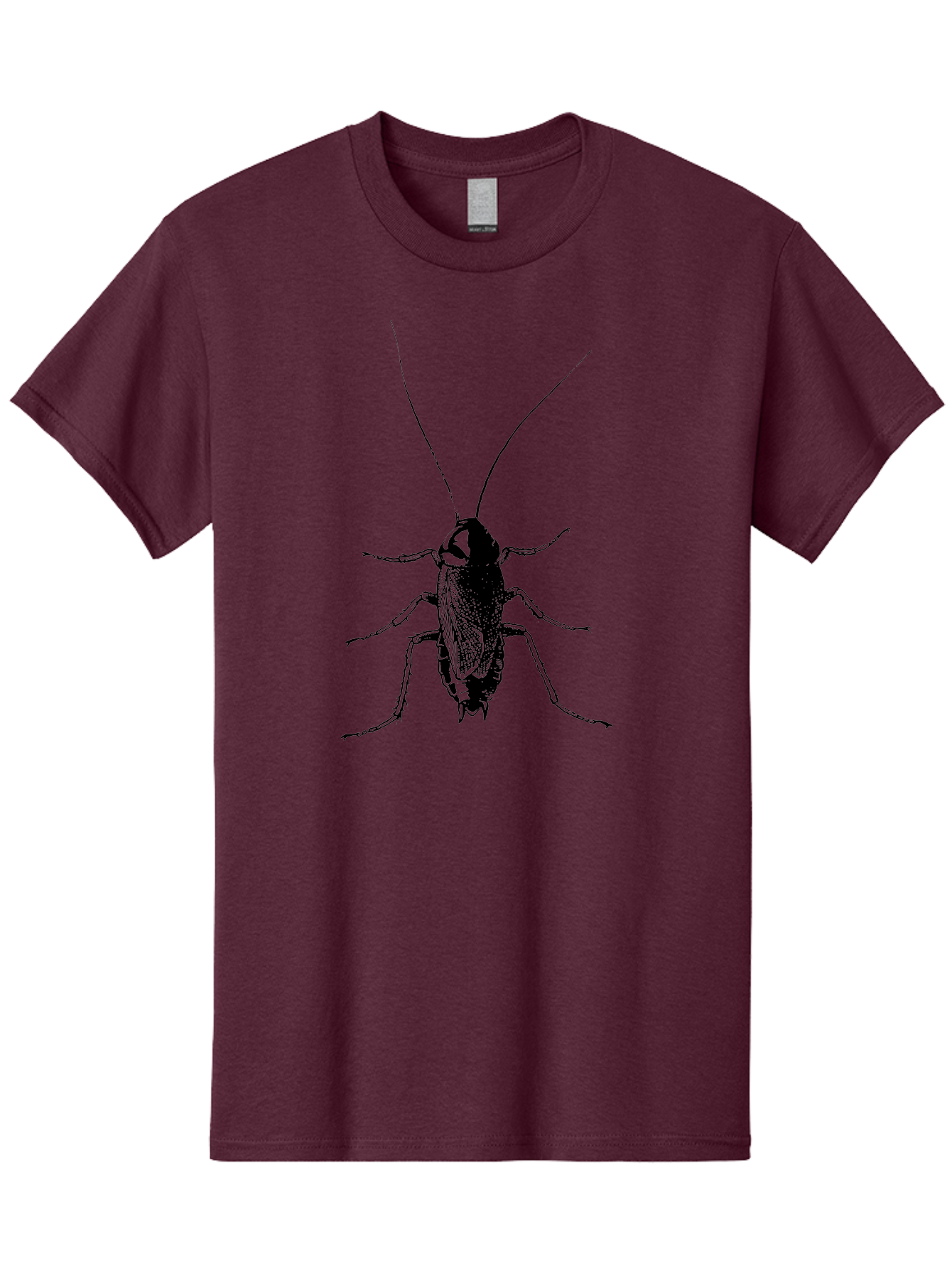 Cricket Men'S Graphic Tee, 100% Cotton, Comfortable Casual Summer Wear, Machine Washable, Black Cricket Illustration, Insect Art, Detailed Drawing, Entomology, Bug Graphics, Vector Image, Insect Silhouette Aab526 13
