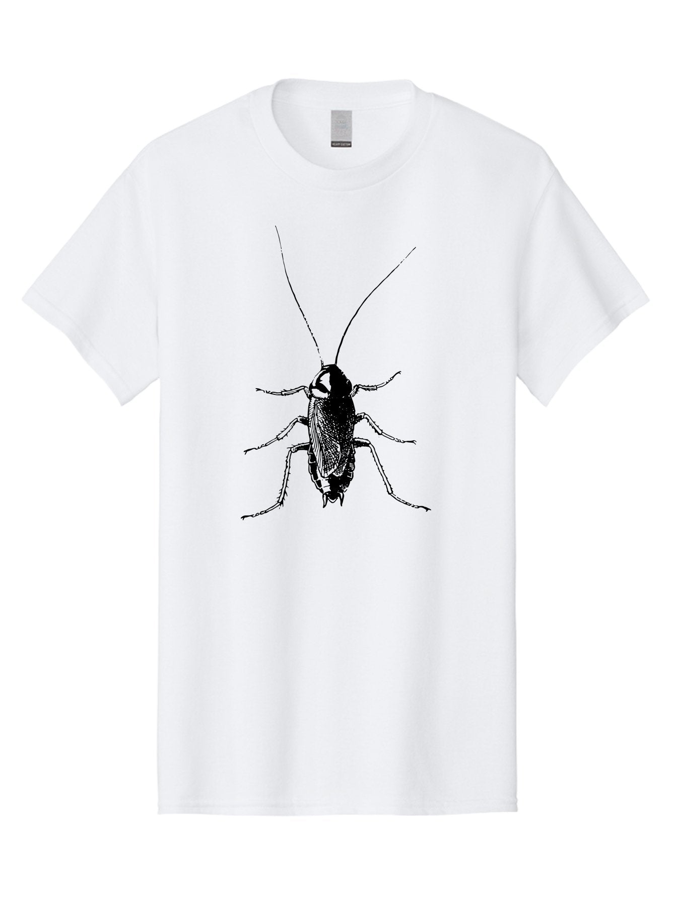 Cricket Men'S Graphic Tee, 100% Cotton, Comfortable Casual Summer Wear, Machine Washable, Black Cricket Illustration, Insect Art, Detailed Drawing, Entomology, Bug Graphics, Vector Image, Insect Silhouette Aab526 9