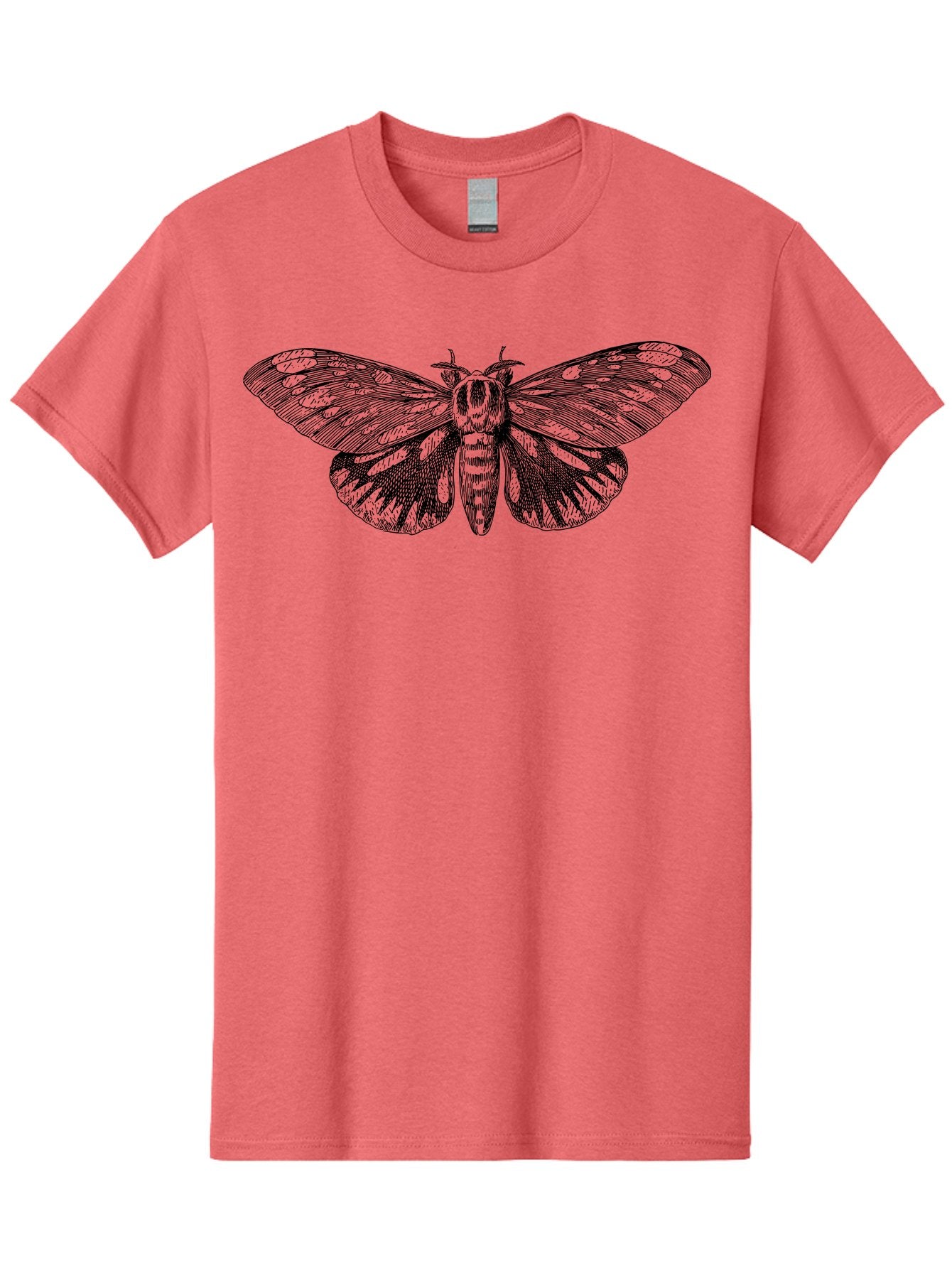 Death-S-Head-Hawkmoth Men'S Graphic Tee, 100% Cotton, Comfortable Casual Summer Wear, Machine Washable, Moth Illustration, Insect Art, Detailed Drawing, Butterfly Design, Wing Pattern, Entomology, Delicate Wings, Ornate Details, Abstract Art Aab527 14