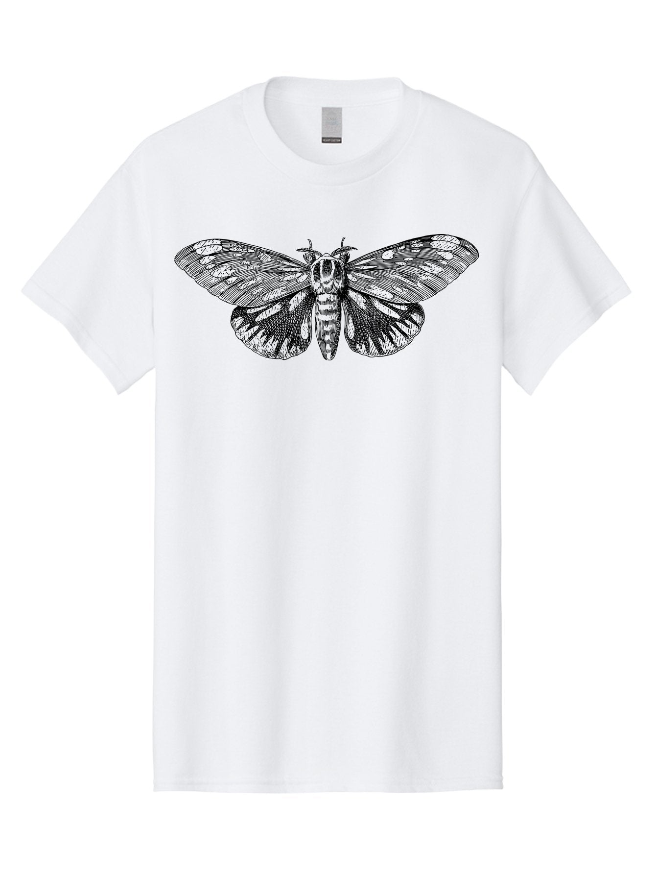 Death-S-Head-Hawkmoth Men'S Graphic Tee, 100% Cotton, Comfortable Casual Summer Wear, Machine Washable, Moth Illustration, Insect Art, Detailed Drawing, Butterfly Design, Wing Pattern, Entomology, Delicate Wings, Ornate Details, Abstract Art Aab527 11