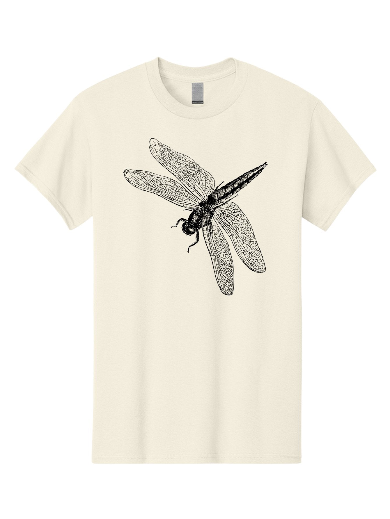 Dragonfly-1 Men'S Graphic Tee, 100% Cotton, Comfortable Casual Summer Wear, Machine Washable, Dragonfly Wings, Insect Art, Detailed Illustration, Black And Green, Wingspan, Dragonfly Species, Insect Anatomy, Delicate Patterns Aab528 15