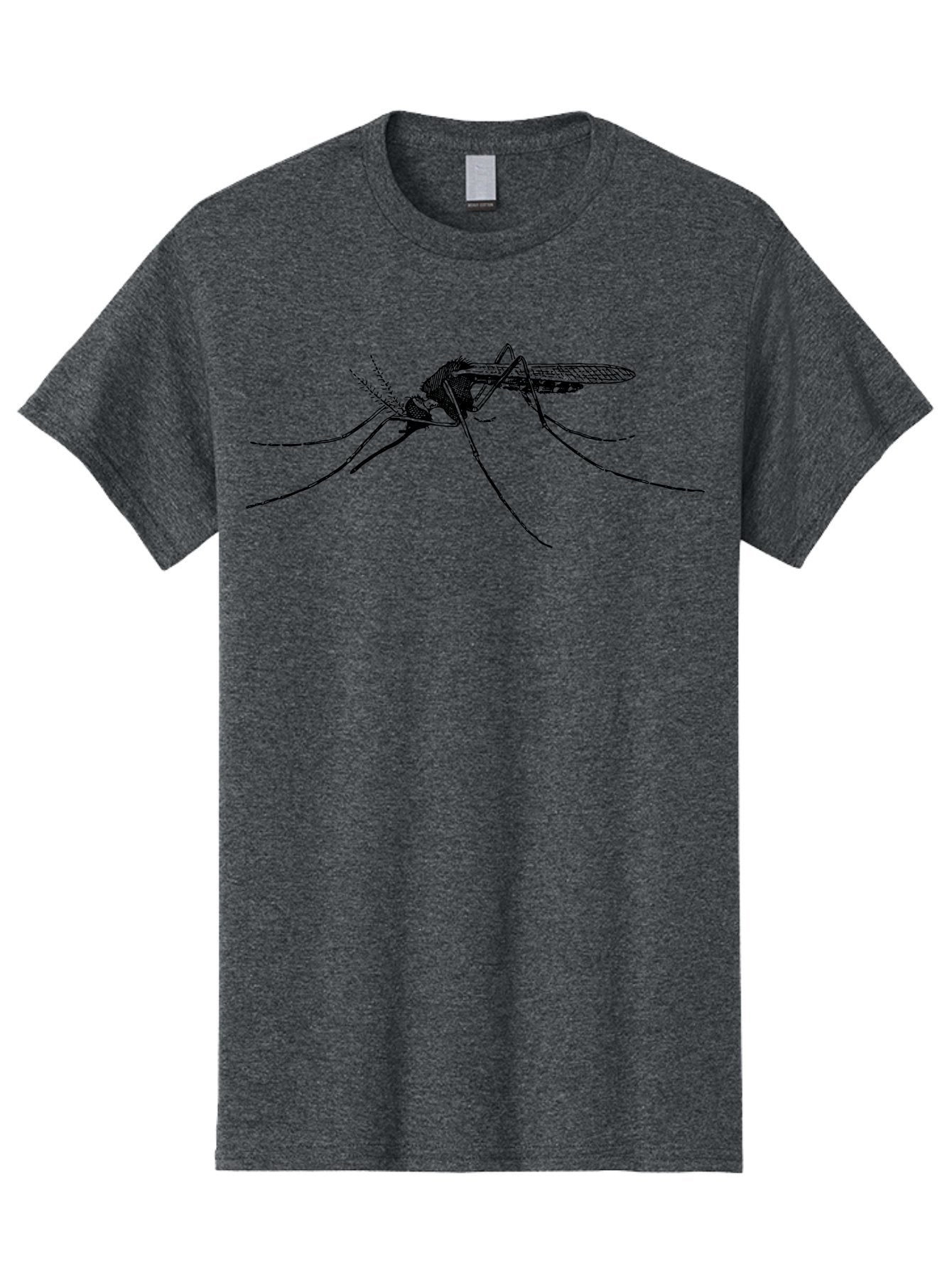 Mosquito Men'S Graphic Tee, 100% Cotton, Comfortable Casual Summer Wear, Machine Washable, Mosquito Insect, Disease Carrier, Pest Control, Vector-Borne Illness, Malaria, Zika Virus, Dengue Fever, Yellow Fever, Long Legs, Wings, Aab545 13