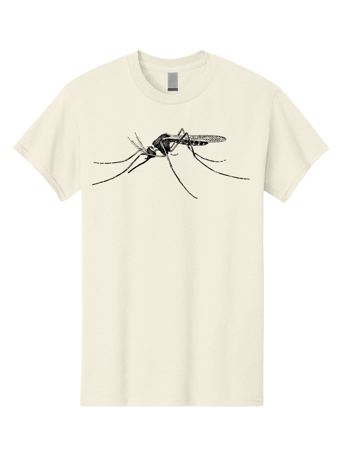 Mosquito Men'S Graphic Tee, 100% Cotton, Comfortable Casual Summer Wear, Machine Washable, Mosquito Insect, Disease Carrier, Pest Control, Vector-Borne Illness, Malaria, Zika Virus, Dengue Fever, Yellow Fever, Long Legs, Wings, Aab545 5