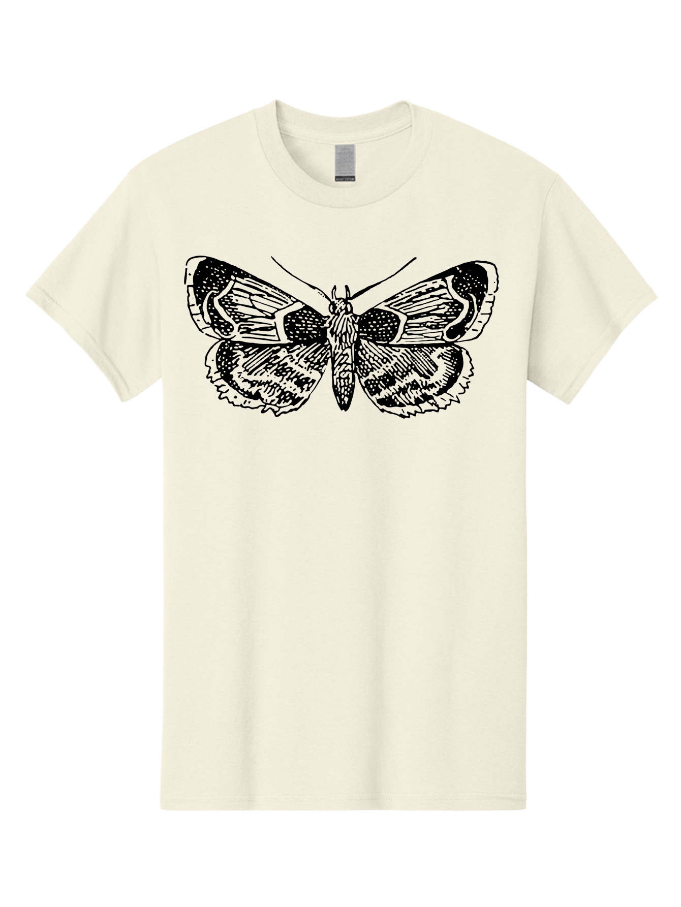 Moth-2 Men'S Graphic Tee, 100% Cotton, Comfortable Casual Summer Wear, Machine Washable, Moth Illustration, Insect Art, Detailed Silhouette, Nocturnal Creature, Wing Pattern, Ornate Design, Detailed Texture, Entomology, Butterfly Relative Aab547 17