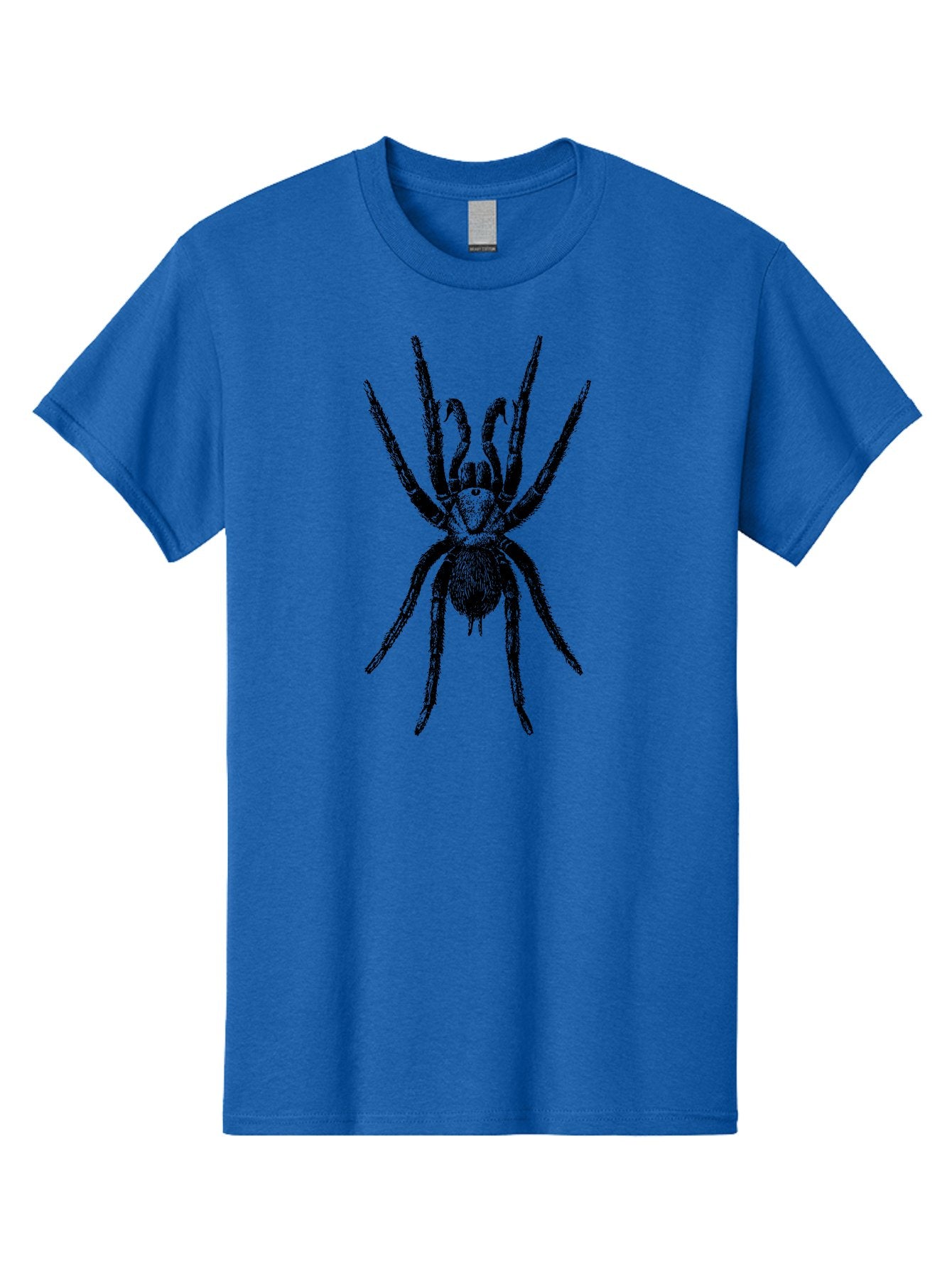 Spider Men'S Graphic Tee, 100% Cotton, Comfortable Casual Summer Wear, Machine Washable, Black Widow Spider, Arachnid, Eight Legs, Spider Silhouette, Arachnophobia, Black And Green, Creepy Crawlers, Spider Graphics, Dark Art Aab554 8