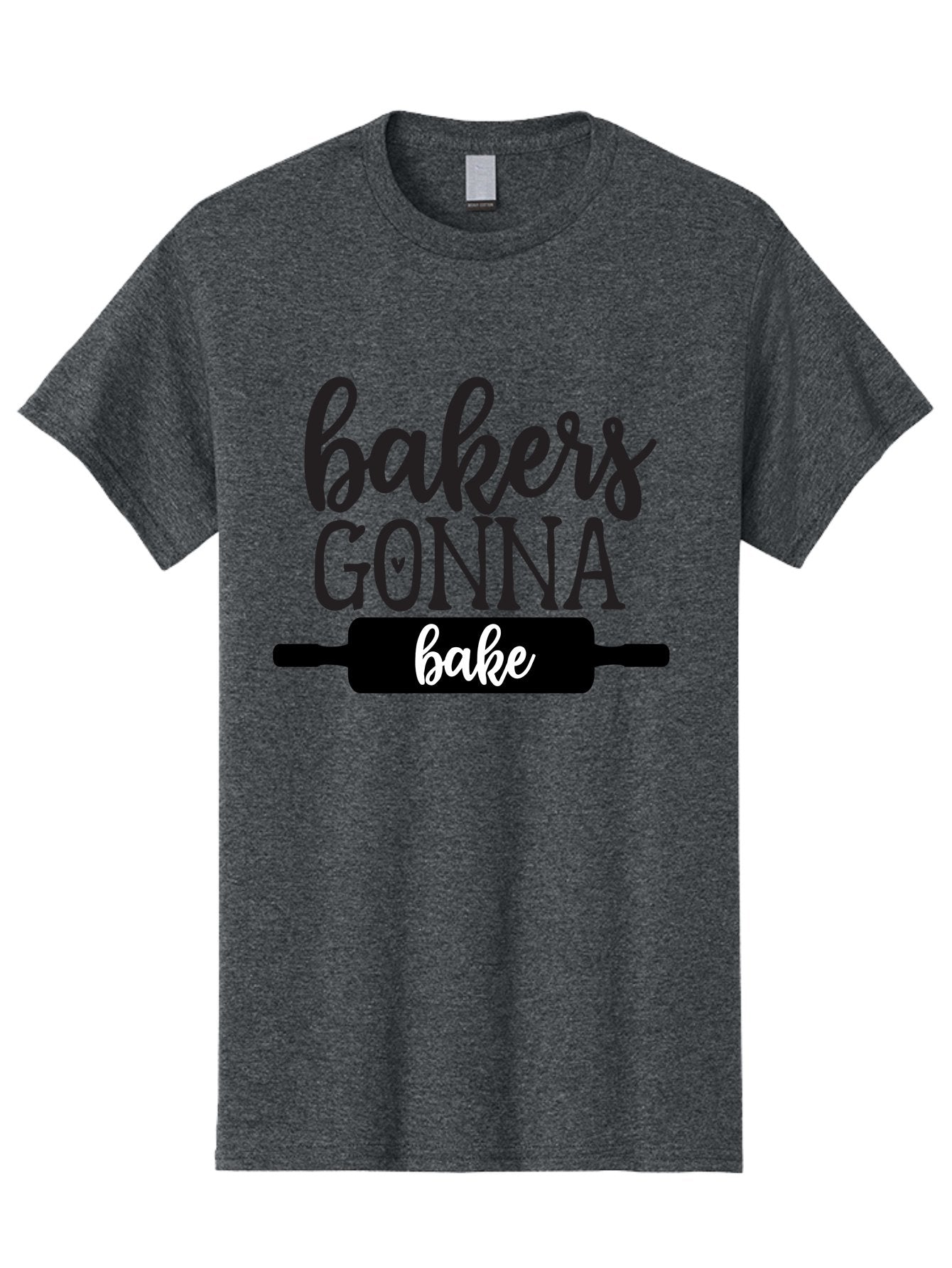 Bakers-Gonna-Bake-1 Men'S Graphic Tee, 100% Cotton, Comfortable Casual Summer Wear, Machine Washable, Baking Inspiration, Bakers Gonna Bake, Rolling Pin, Baking Quotes, Sweet Treats, Baker'S Life, Baking Love, Pastry Arts Aab562 9