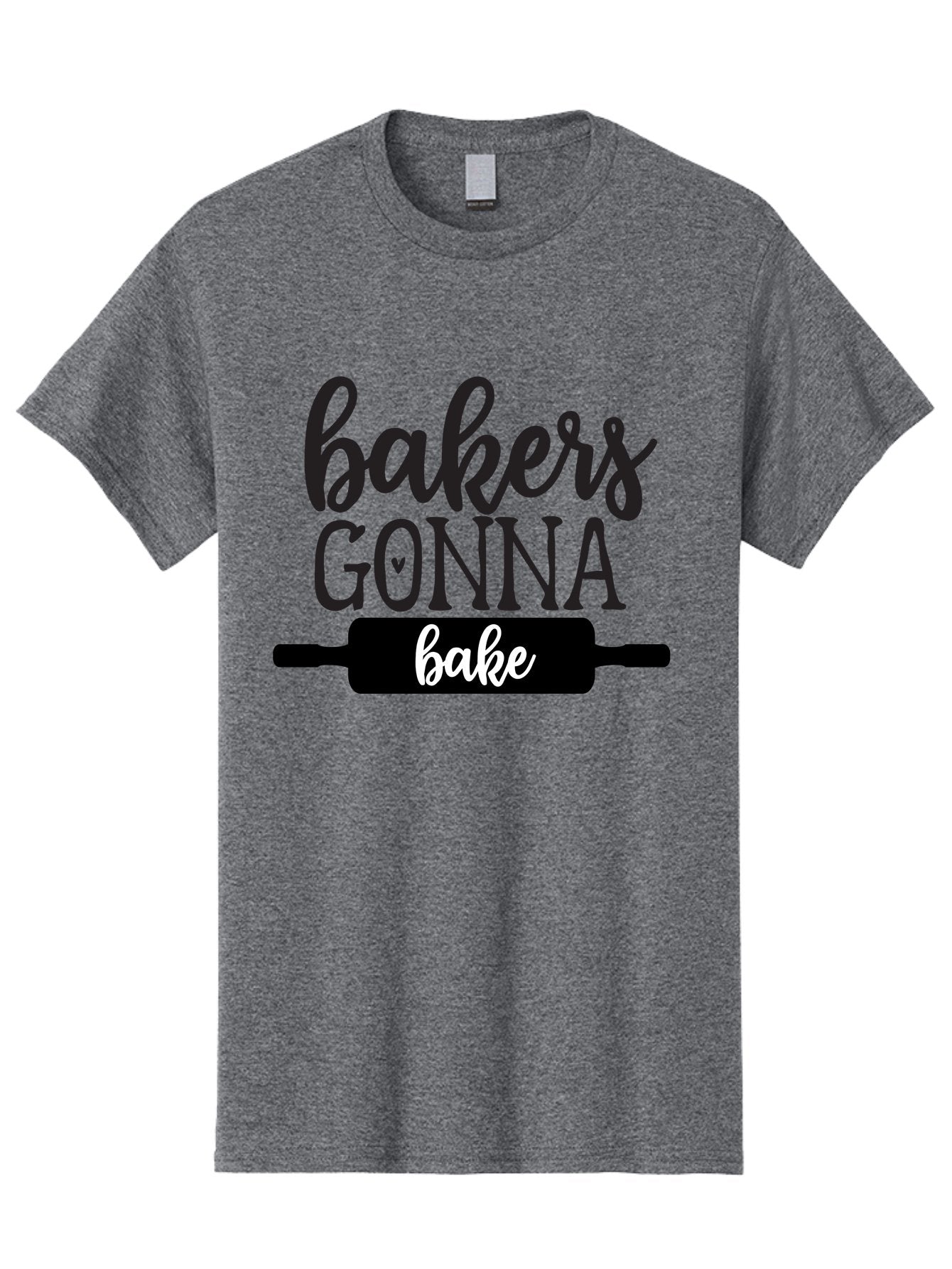 Bakers-Gonna-Bake-1 Men'S Graphic Tee, 100% Cotton, Comfortable Casual Summer Wear, Machine Washable, Baking Inspiration, Bakers Gonna Bake, Rolling Pin, Baking Quotes, Sweet Treats, Baker'S Life, Baking Love, Pastry Arts Aab562 8