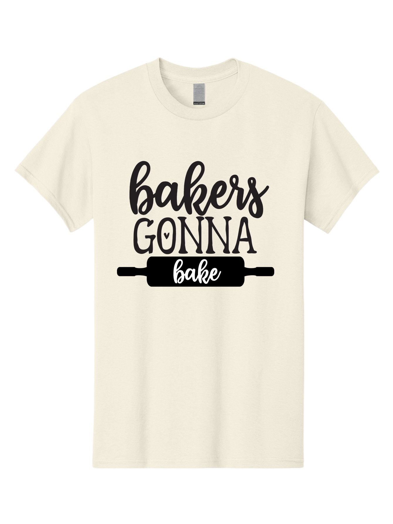 Bakers-Gonna-Bake-1 Men'S Graphic Tee, 100% Cotton, Comfortable Casual Summer Wear, Machine Washable, Baking Inspiration, Bakers Gonna Bake, Rolling Pin, Baking Quotes, Sweet Treats, Baker'S Life, Baking Love, Pastry Arts Aab562 15