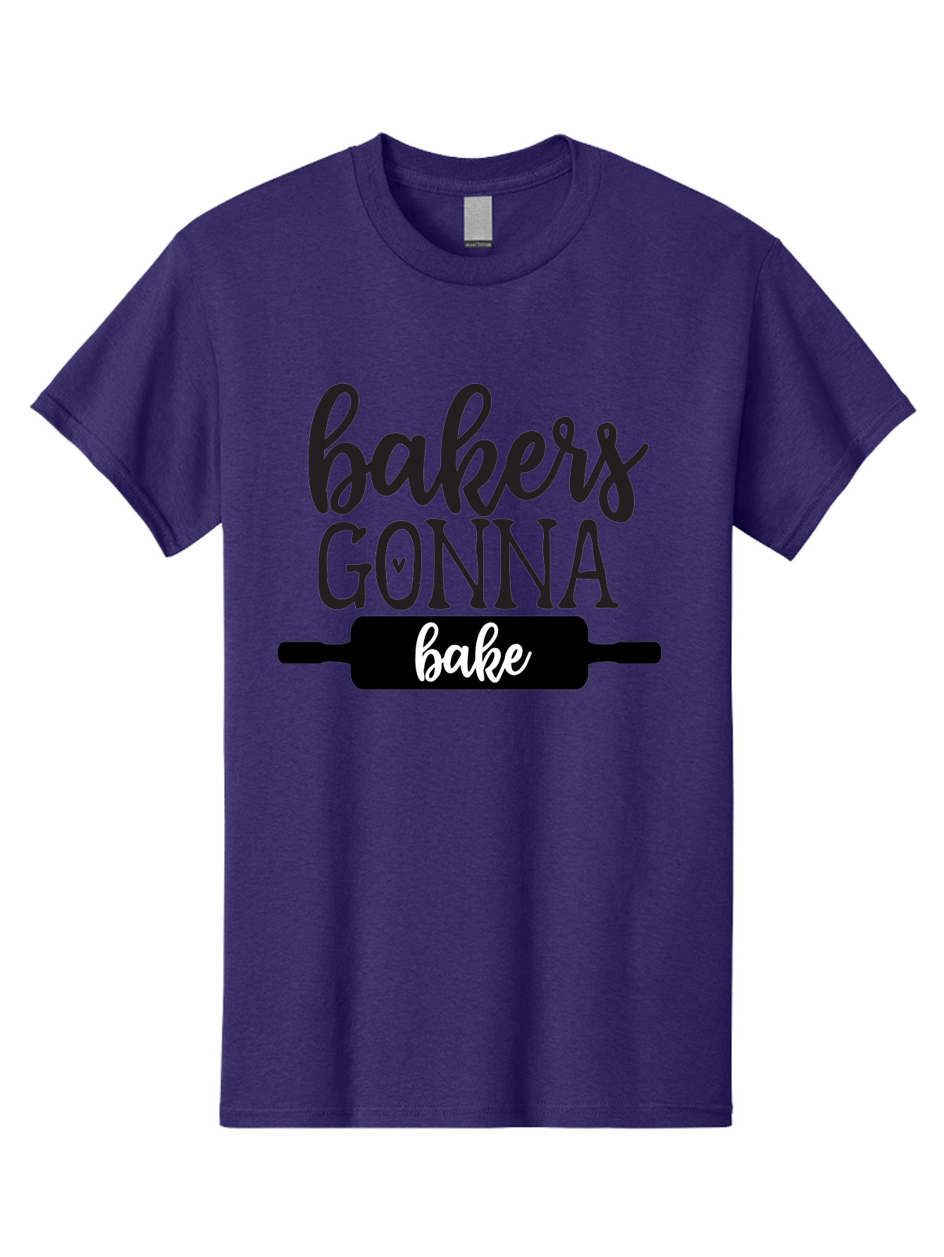 Bakers-Gonna-Bake-1 Men'S Graphic Tee, 100% Cotton, Comfortable Casual Summer Wear, Machine Washable, Baking Inspiration, Bakers Gonna Bake, Rolling Pin, Baking Quotes, Sweet Treats, Baker'S Life, Baking Love, Pastry Arts Aab562 15