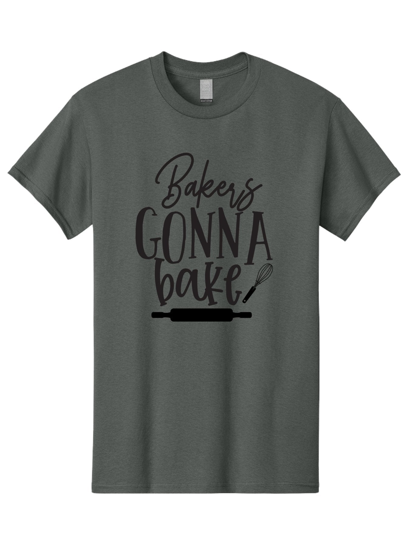 Bakers-Gonna-Bake Men'S Graphic Tee, 100% Cotton, Comfortable Casual Summer Wear, Machine Washable, Baking Quote, Bakers Gonna Bake, Bakery Slogan, Baking Humor, Rolling Pin, Whisk, Baking Utensils, Baker'S Quote, Funny Baking Saying Aab563 6