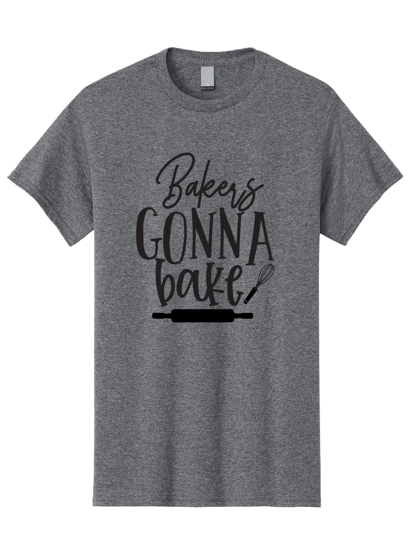 Bakers-Gonna-Bake Men'S Graphic Tee, 100% Cotton, Comfortable Casual Summer Wear, Machine Washable, Baking Quote, Bakers Gonna Bake, Bakery Slogan, Baking Humor, Rolling Pin, Whisk, Baking Utensils, Baker'S Quote, Funny Baking Saying Aab563 15
