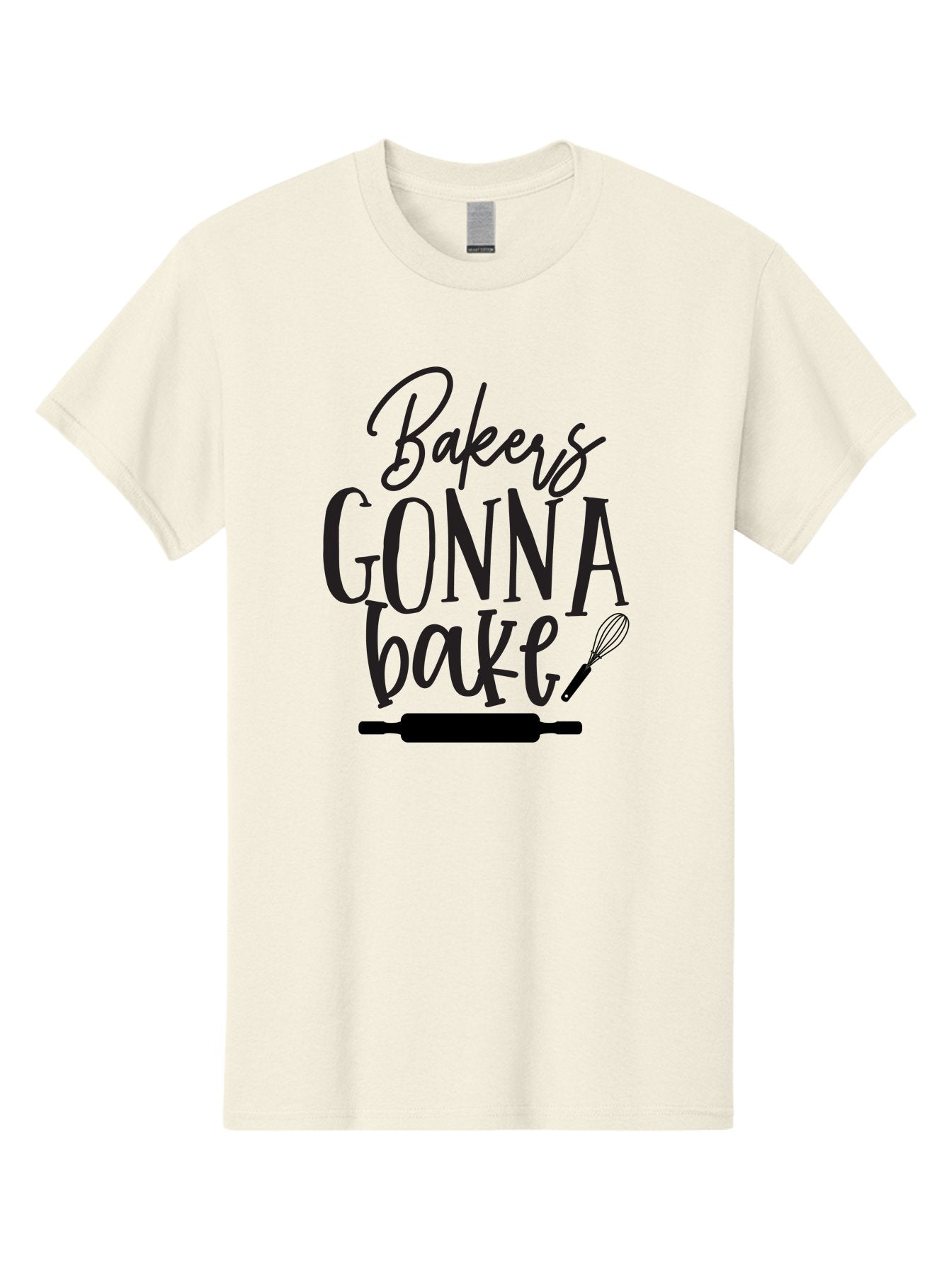 Bakers-Gonna-Bake Men'S Graphic Tee, 100% Cotton, Comfortable Casual Summer Wear, Machine Washable, Baking Quote, Bakers Gonna Bake, Bakery Slogan, Baking Humor, Rolling Pin, Whisk, Baking Utensils, Baker'S Quote, Funny Baking Saying Aab563 7