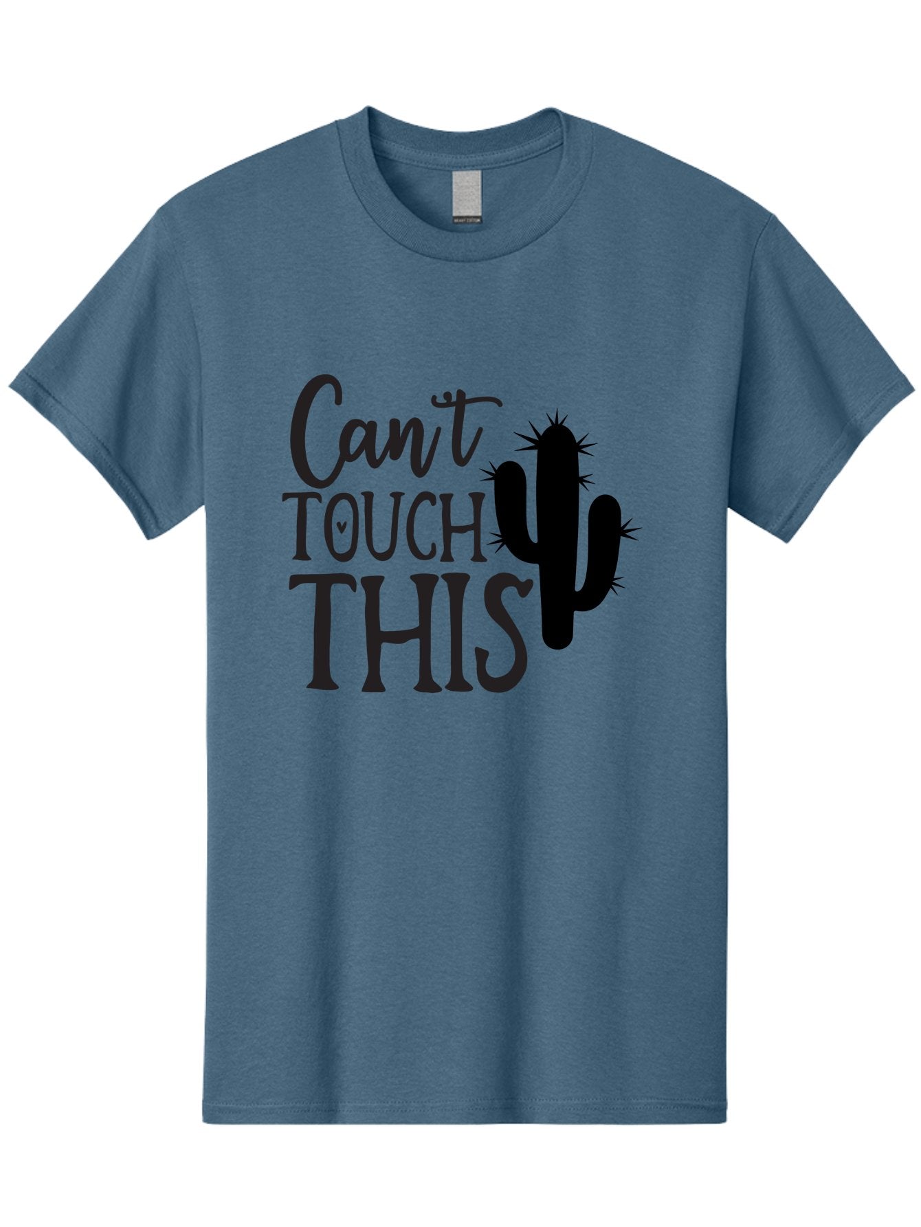 Cant-Touch-This-Cactus Men'S Graphic Tee, 100% Cotton, Comfortable Casual Summer Wear, Machine Washable, Funny Cactus Design, Prickly Humor, Cactus Silhouette, Humorous Quote, Playful Graphic, Funny Saying, Cactus Illustration, Sassy Phrase Aab568 6
