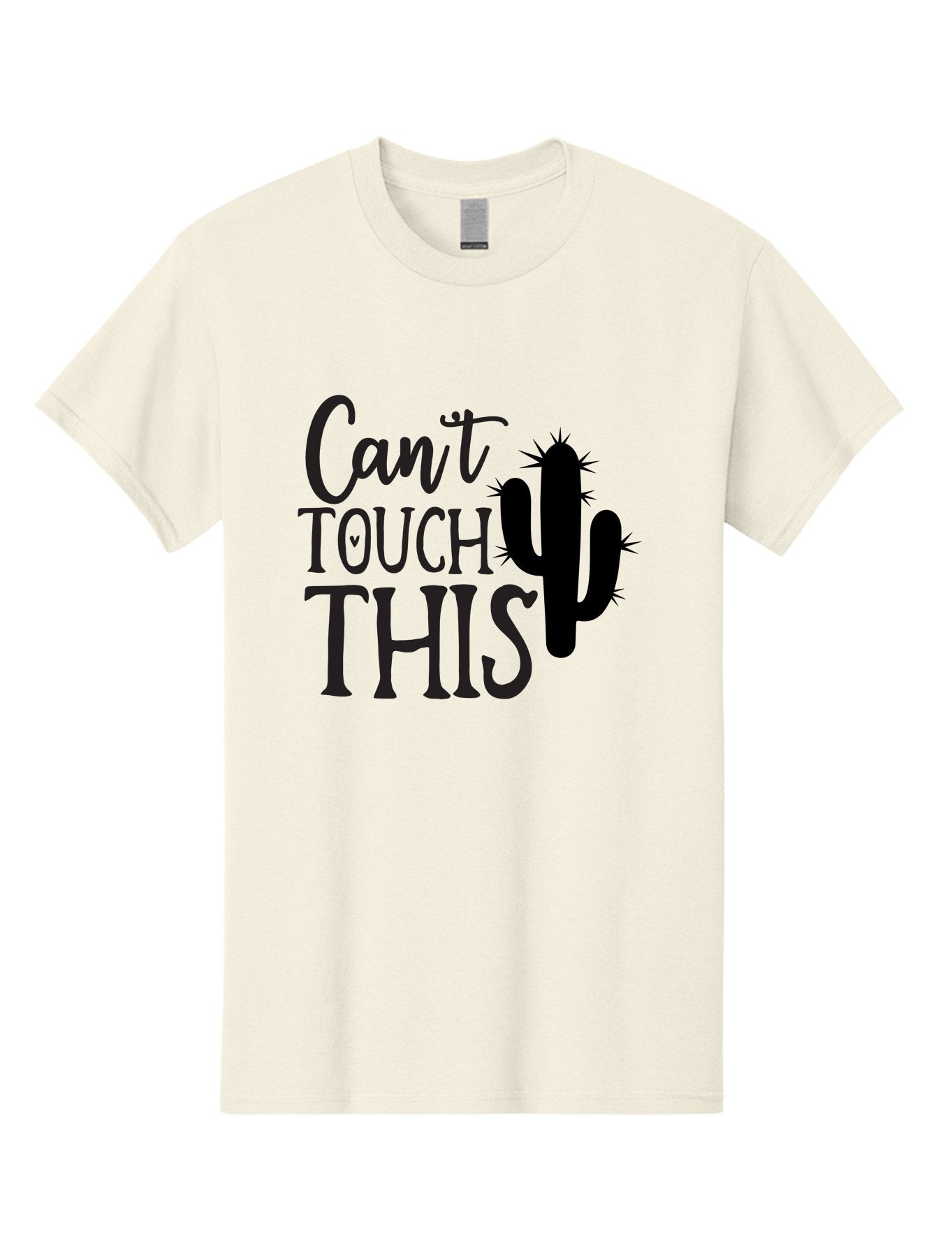 Cant-Touch-This-Cactus Men'S Graphic Tee, 100% Cotton, Comfortable Casual Summer Wear, Machine Washable, Funny Cactus Design, Prickly Humor, Cactus Silhouette, Humorous Quote, Playful Graphic, Funny Saying, Cactus Illustration, Sassy Phrase Aab568 7