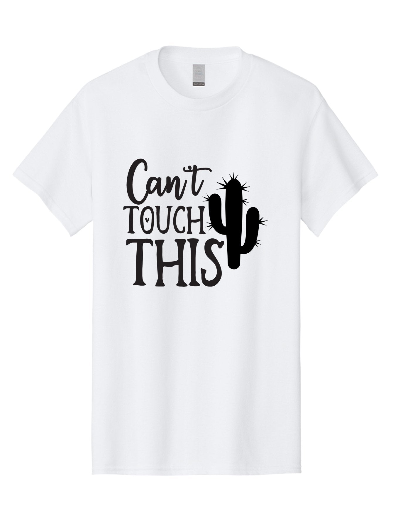 Cant-Touch-This-Cactus Men'S Graphic Tee, 100% Cotton, Comfortable Casual Summer Wear, Machine Washable, Funny Cactus Design, Prickly Humor, Cactus Silhouette, Humorous Quote, Playful Graphic, Funny Saying, Cactus Illustration, Sassy Phrase Aab568 11