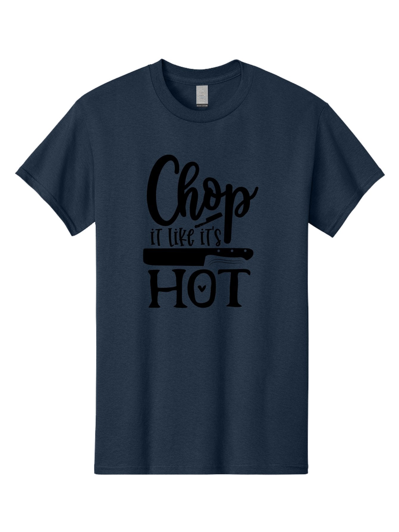Chop-It-Like-It-S-Hot Men'S Graphic Tee, 100% Cotton, Comfortable Casual Summer Wear, Machine Washable, Funny Kitchen Quote, Chef Knife, Cooking Humor, Kitchen Decor, Culinary Art, Chef Jokes, Kitchen Inspiration Aab570 14