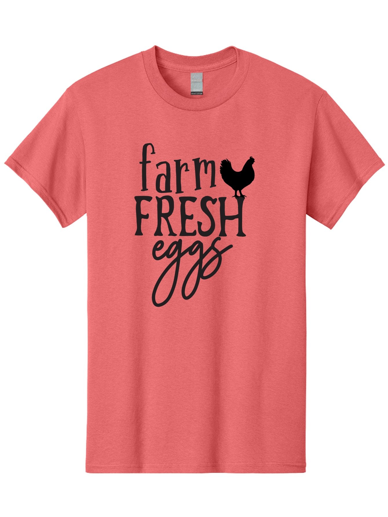 Farm-Fresh-Eggs-1 Men'S Graphic Tee, 100% Cotton, Comfortable Casual Summer Wear, Machine Washable, Farm Fresh Eggs, Farm To Table, Organic Eggs, Local Produce, Healthy Eating, Natural Food, Rustic Charm, Chicken Farm, Egg Farm Aab576