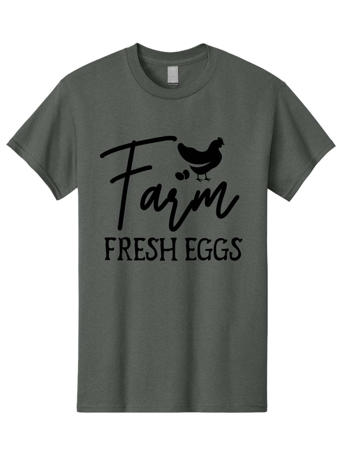 Farm-Fresh-Eggs Men'S Graphic Tee, 100% Cotton, Comfortable Casual Summer Wear, Machine Washable, Farm Fresh Eggs, Eggs, Farm, Fresh Produce, Farm Eggs, Farm Fresh Aab577 3