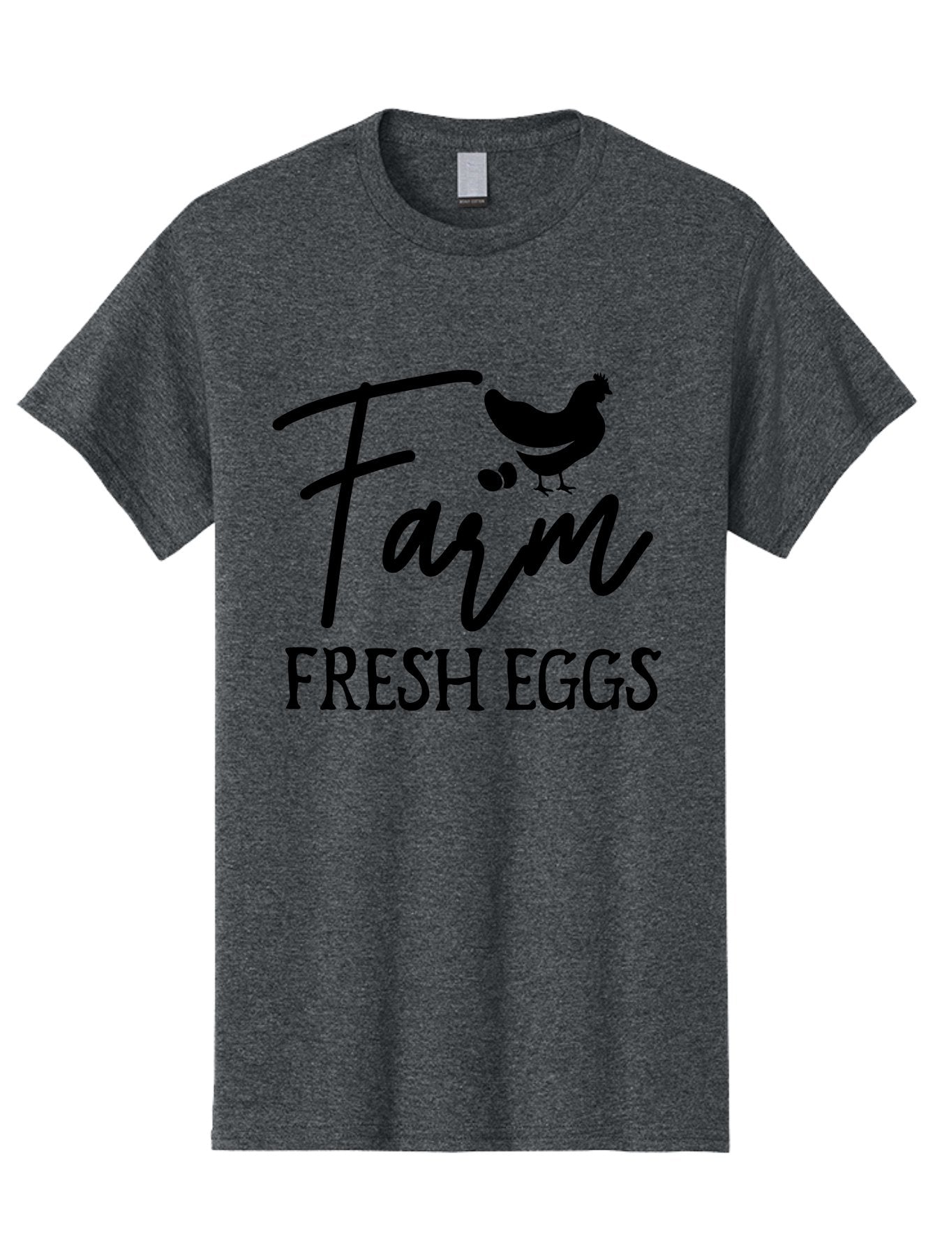 Farm-Fresh-Eggs Men'S Graphic Tee, 100% Cotton, Comfortable Casual Summer Wear, Machine Washable, Farm Fresh Eggs, Eggs, Farm, Fresh Produce, Farm Eggs, Farm Fresh Aab577 13