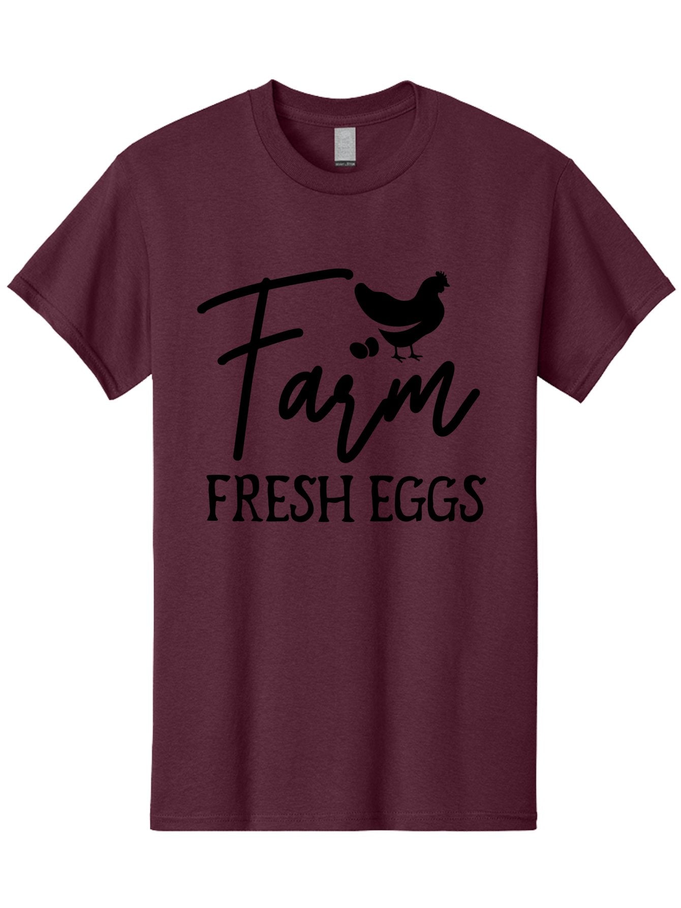 Farm-Fresh-Eggs Men'S Graphic Tee, 100% Cotton, Comfortable Casual Summer Wear, Machine Washable, Farm Fresh Eggs, Eggs, Farm, Fresh Produce, Farm Eggs, Farm Fresh Aab577 14