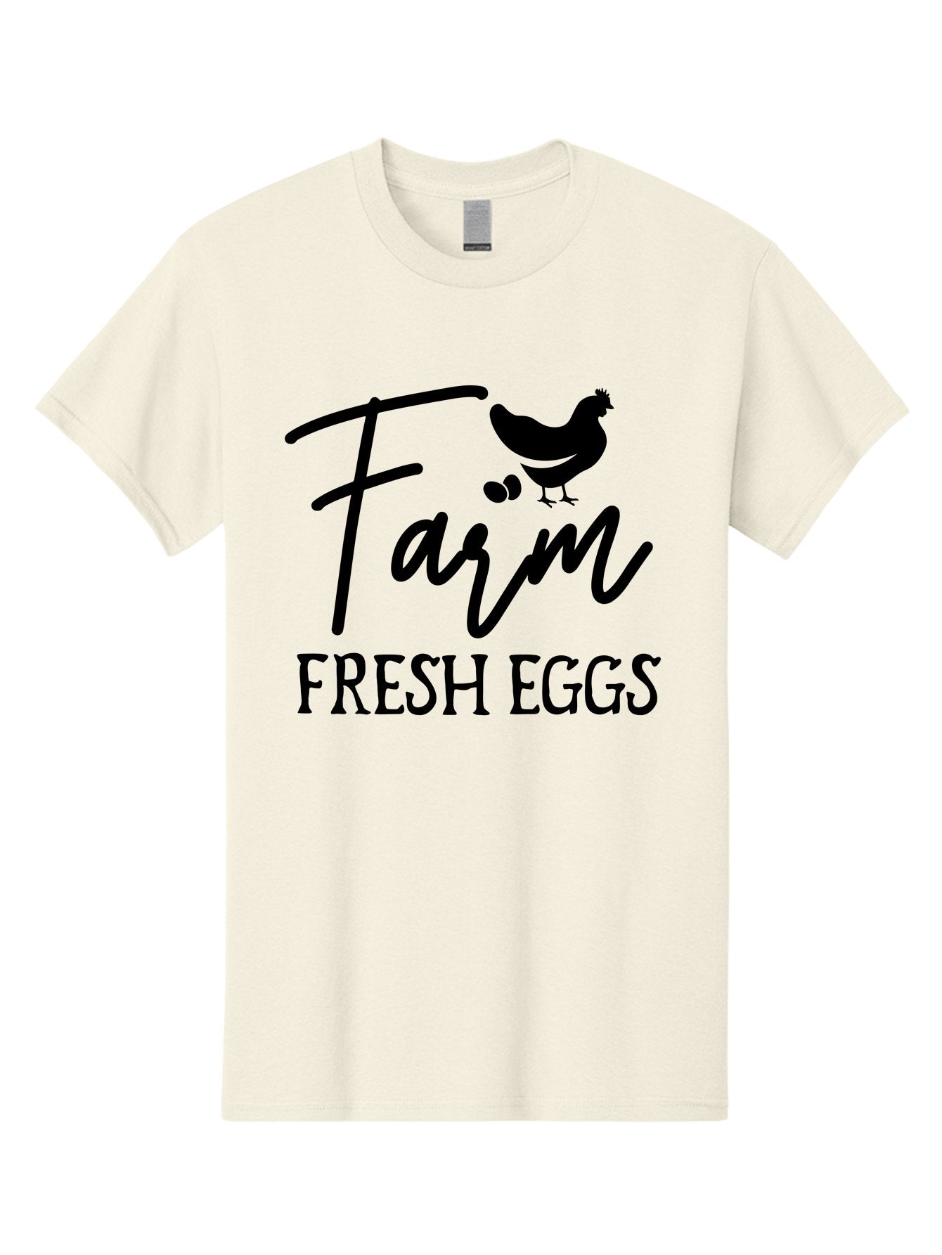 Farm-Fresh-Eggs Men'S Graphic Tee, 100% Cotton, Comfortable Casual Summer Wear, Machine Washable, Farm Fresh Eggs, Eggs, Farm, Fresh Produce, Farm Eggs, Farm Fresh Aab577 7
